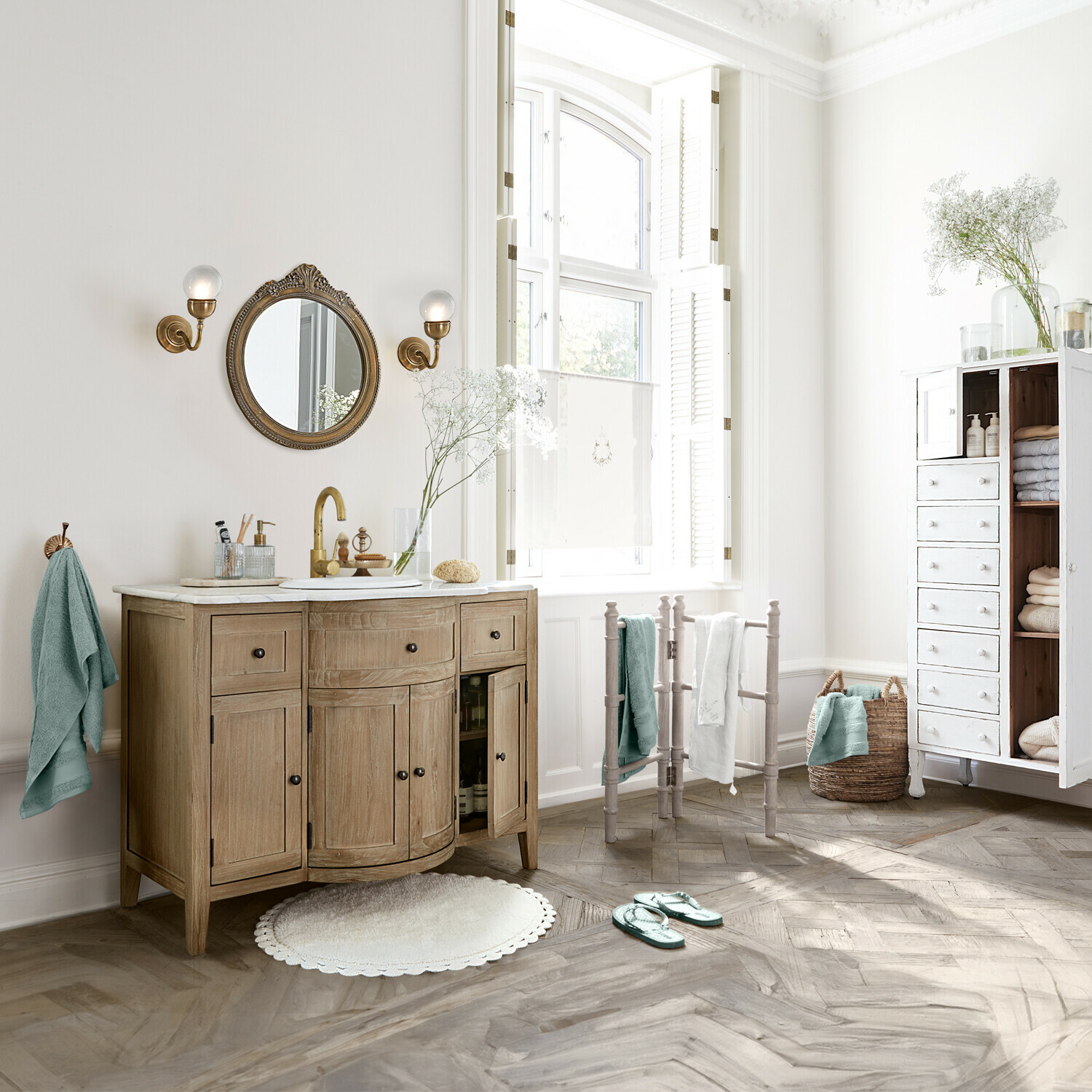 Koupelnový stolek Bois Serein