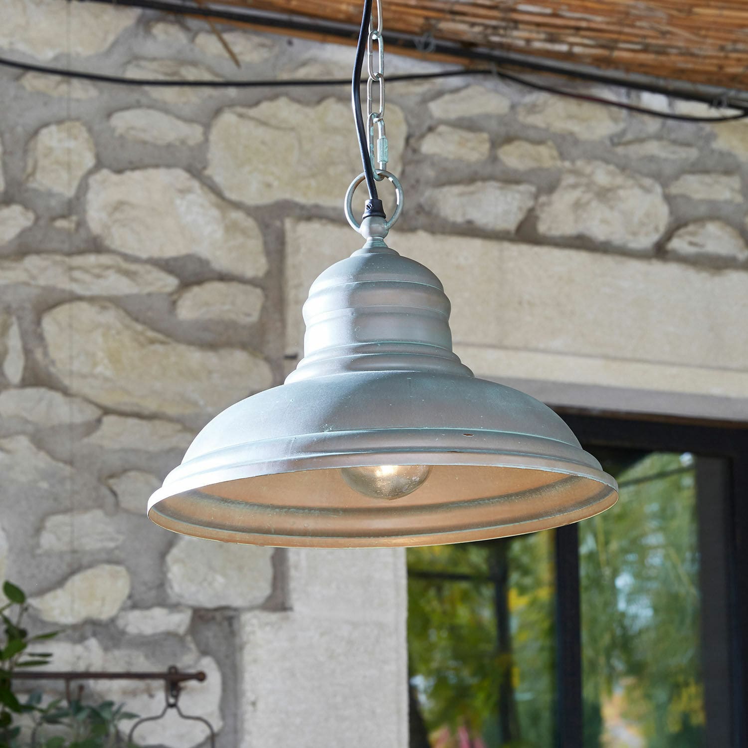 Závěsná lampa Malwin