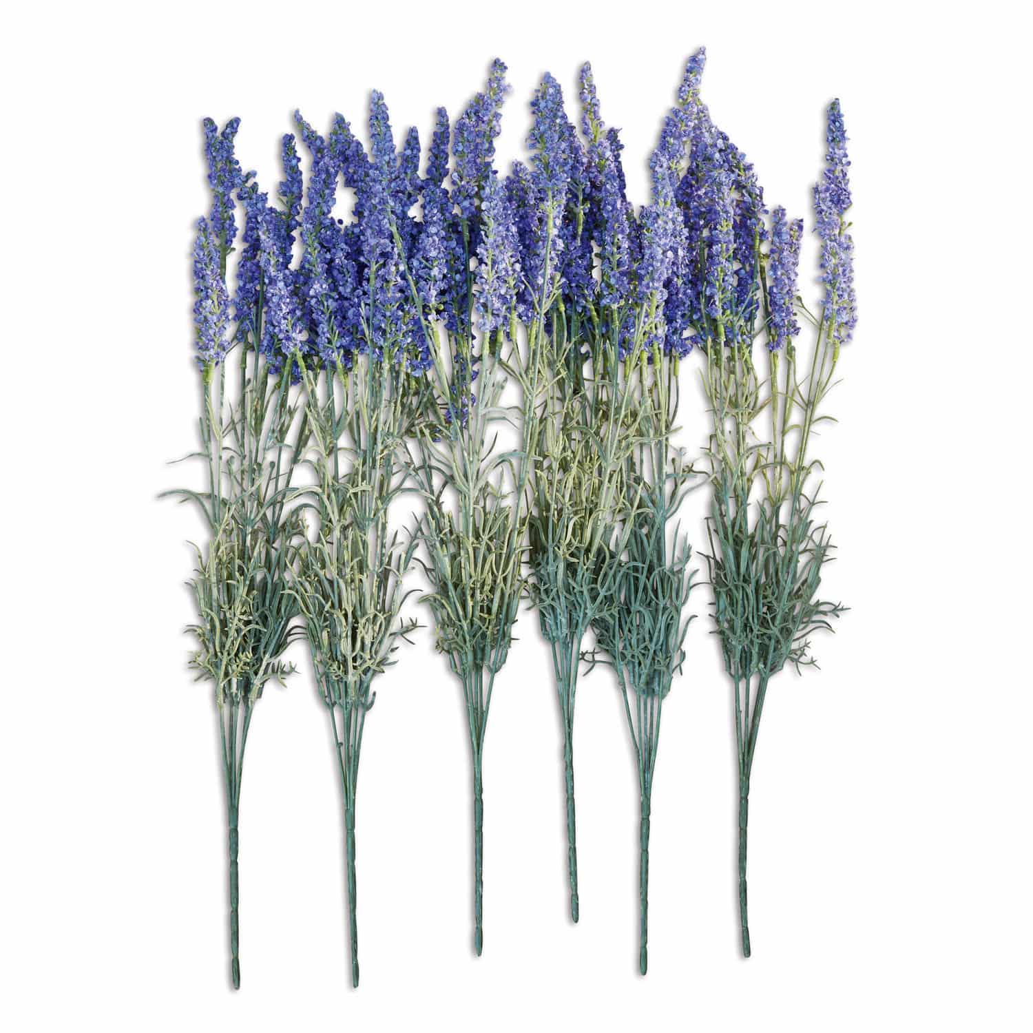 Dekorativní květiny, 6dílná sada Lavender