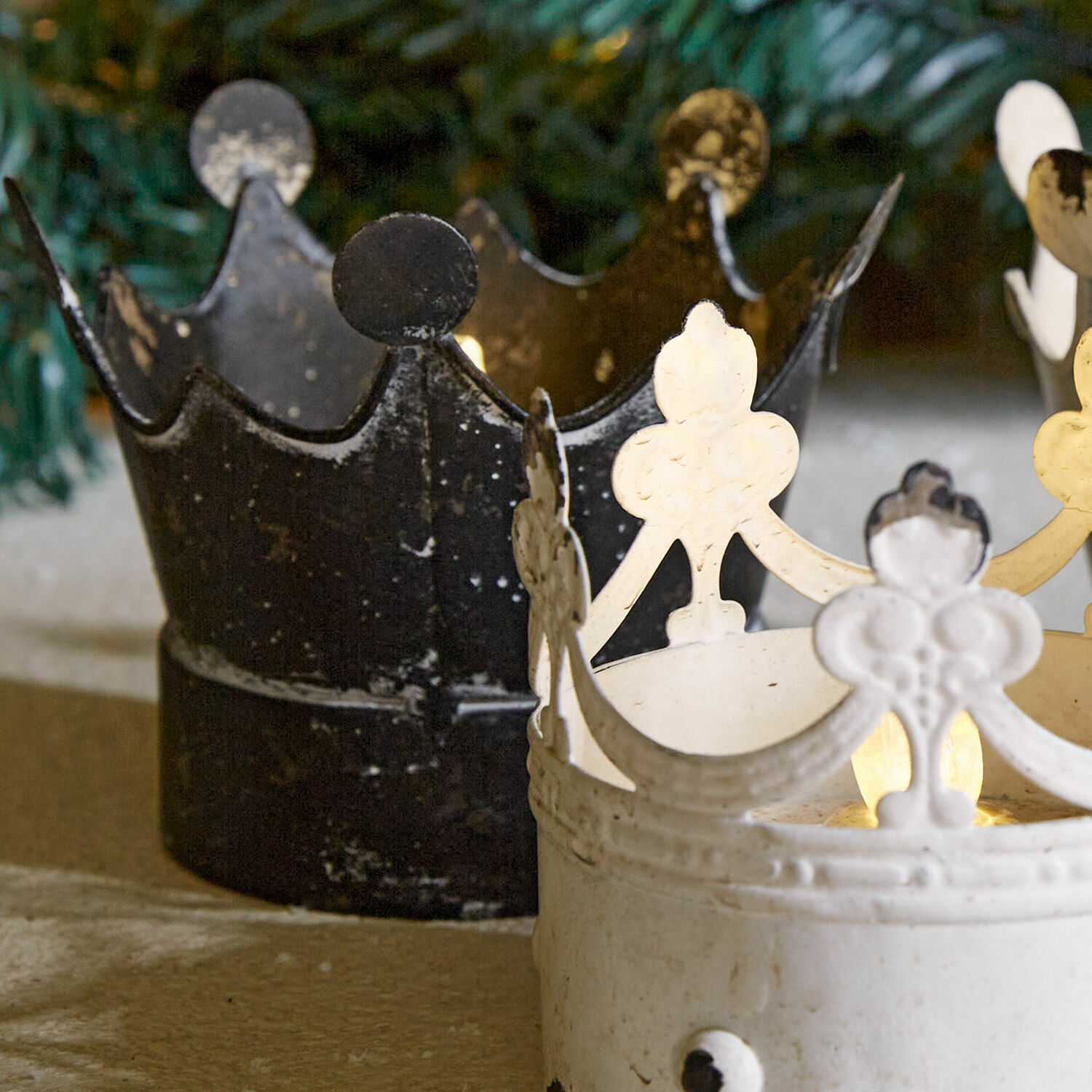 LED svícny, 2dílná sada Ugnéville