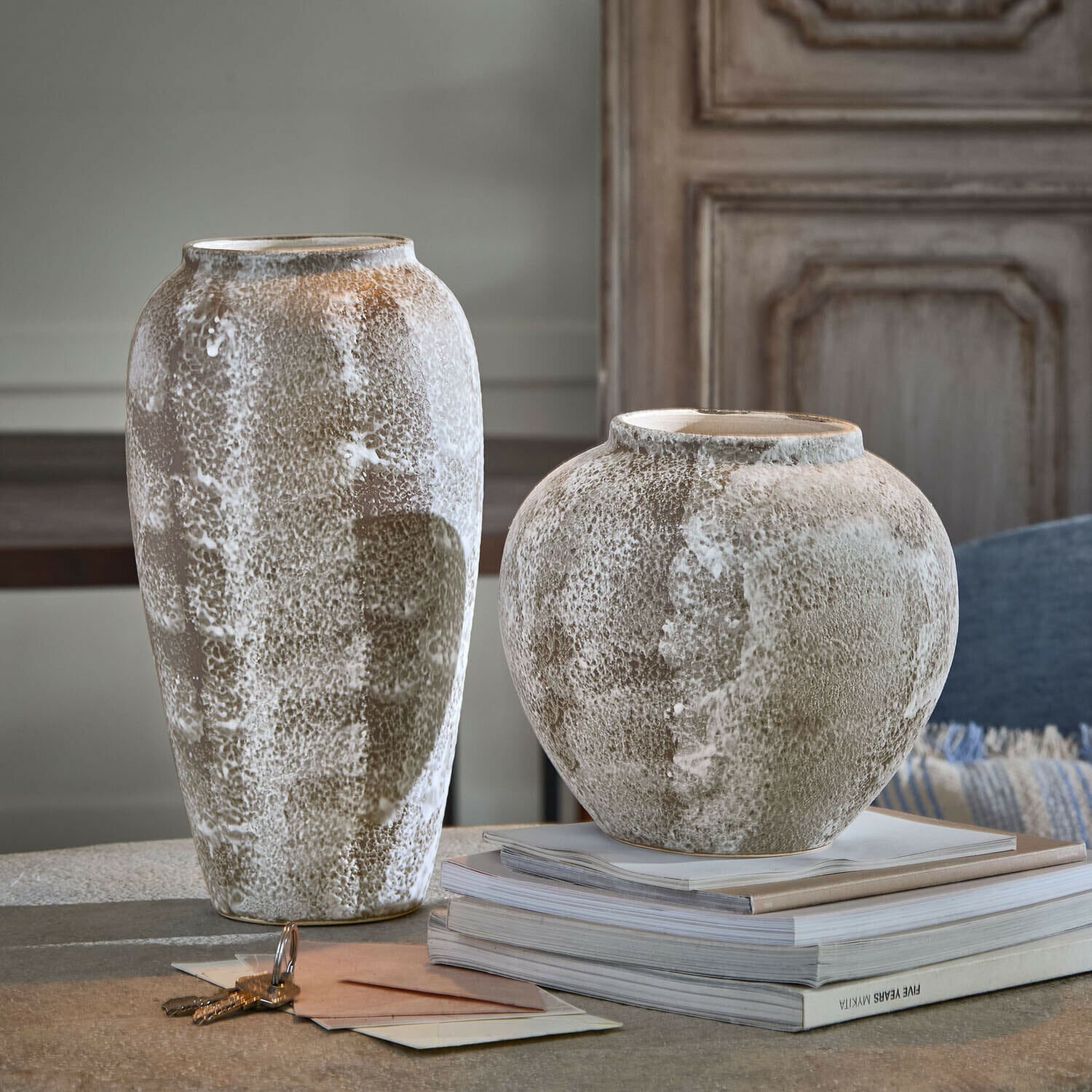 Vázy, 2dílná sada Ciel d'Opale