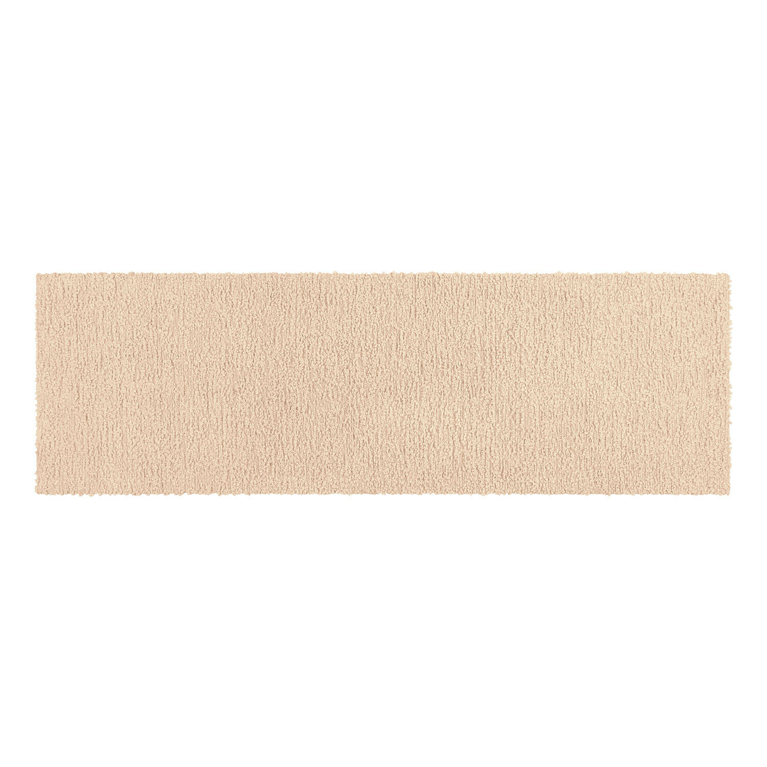 Světle hnědý běhoun Kaleema s měkkou strukturou, vhodný pro dekoraci interiéru a ochranu podlahy