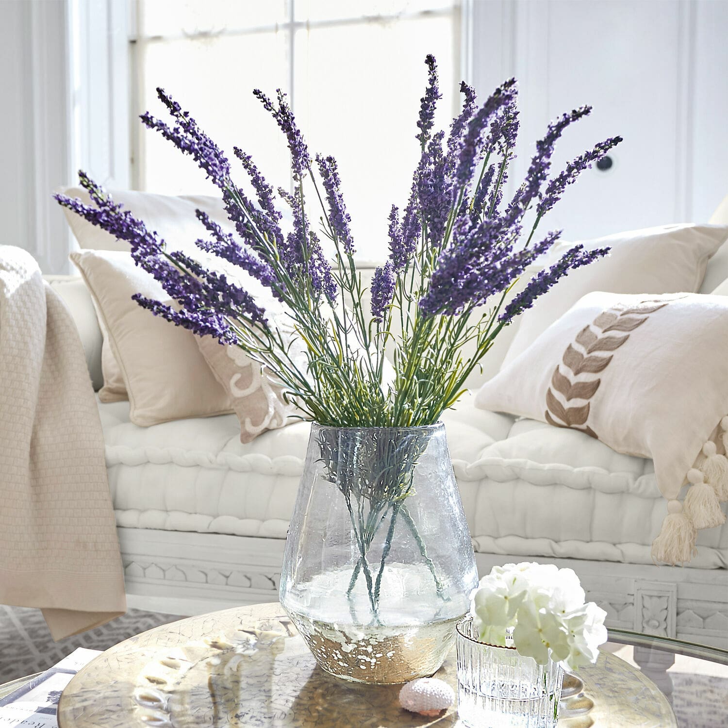 Dekorativní květiny, 6dílná sada Lavender