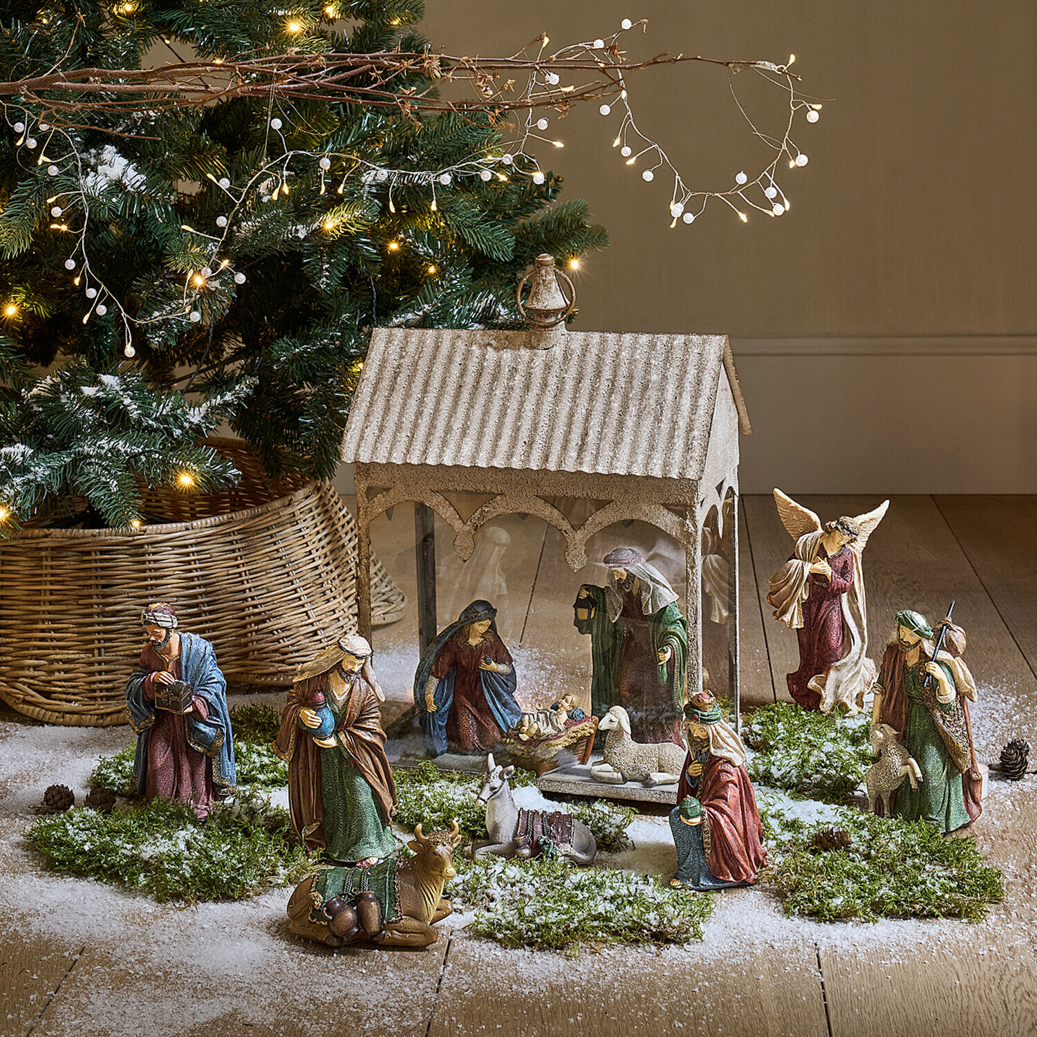 Figurky do betlému, 11dílná sada Christi