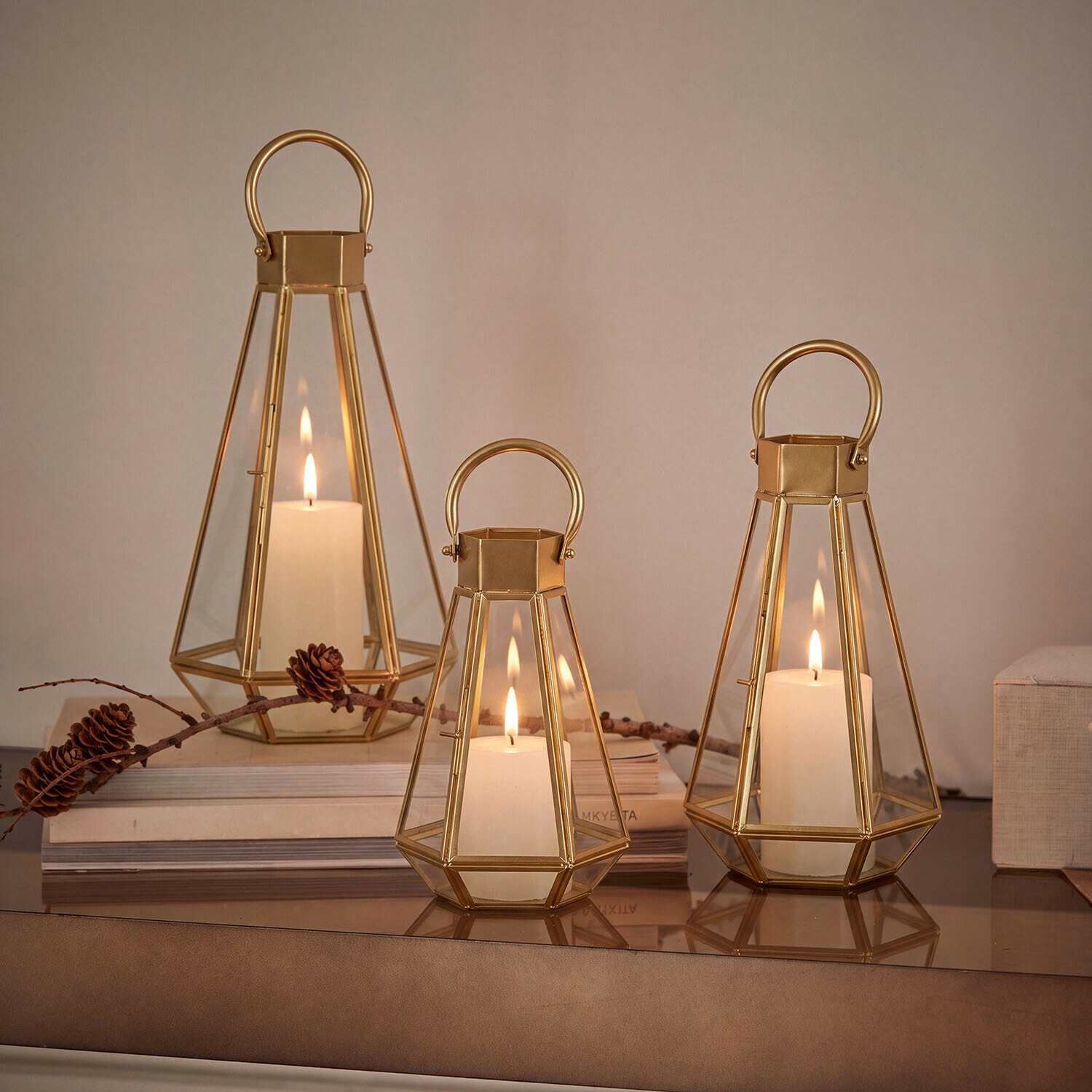 Lucerny, 3dílná sada Raqvane Lucerny, 3dílná sada Raqvane