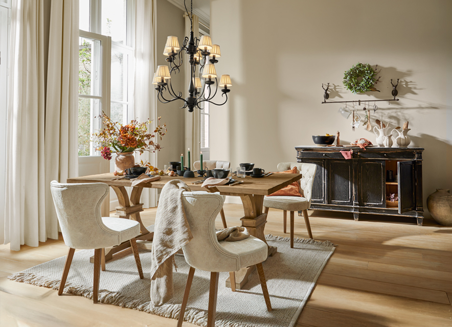 Venkovský styl s hloubkou a texturou