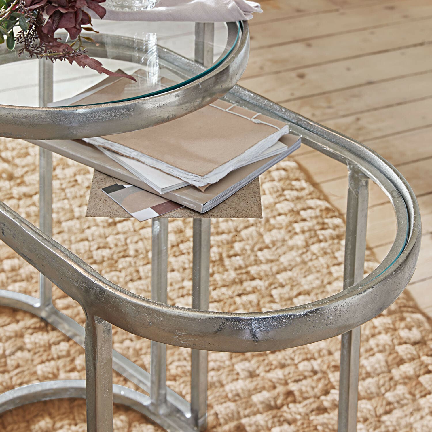 Odkládací stolky, 2dílná sada Clarimonde