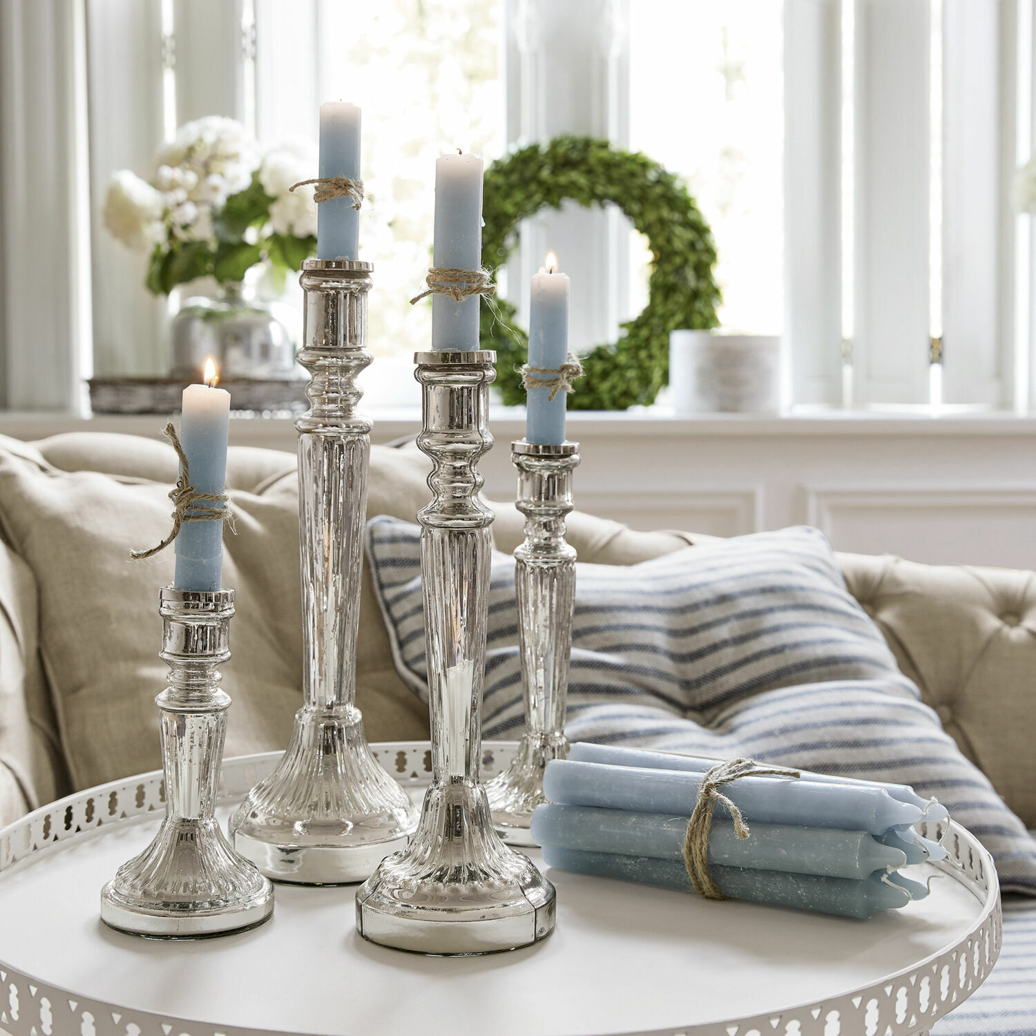 Svíčky, 12dílná sada Bauceau