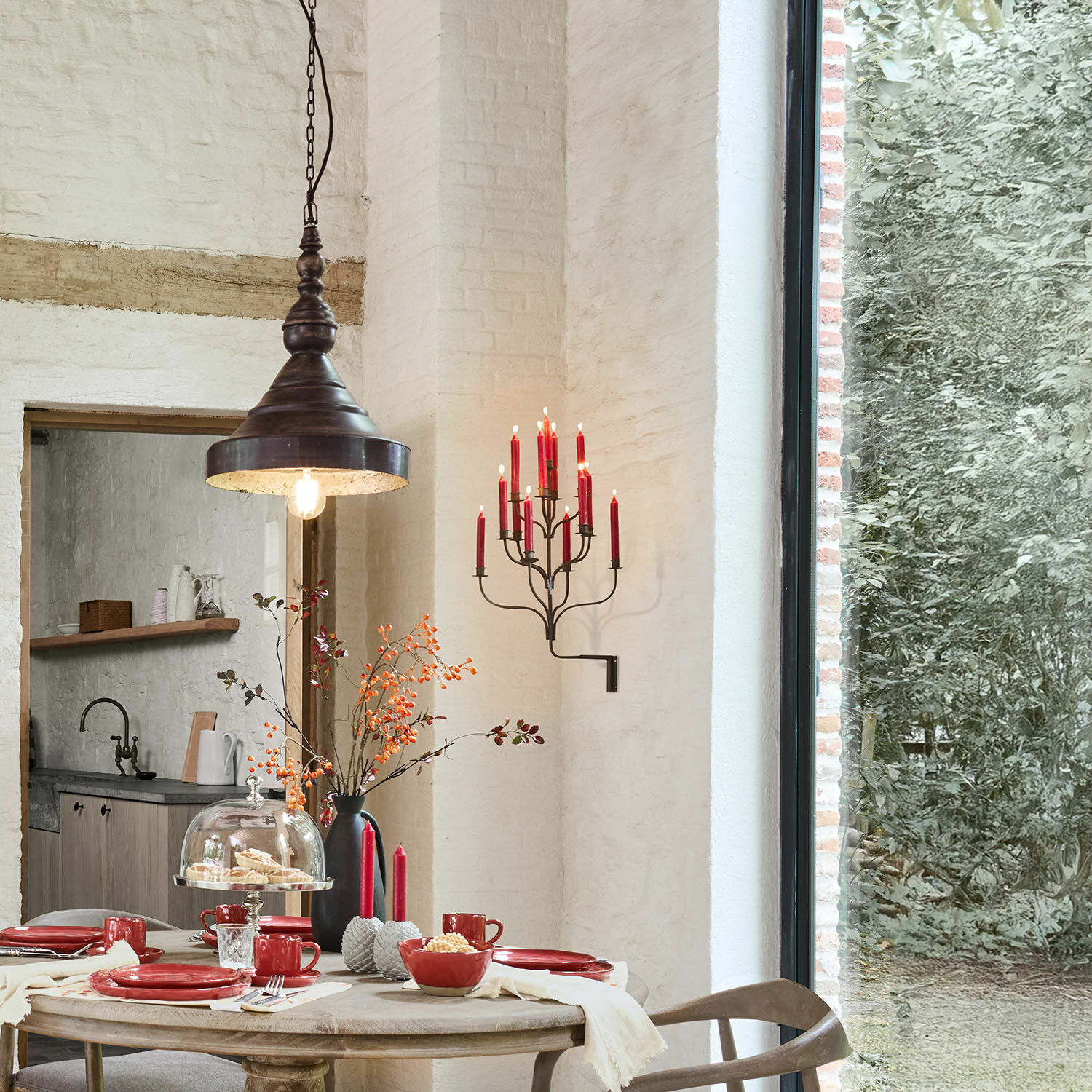 Nástěnný svícen Ferelina