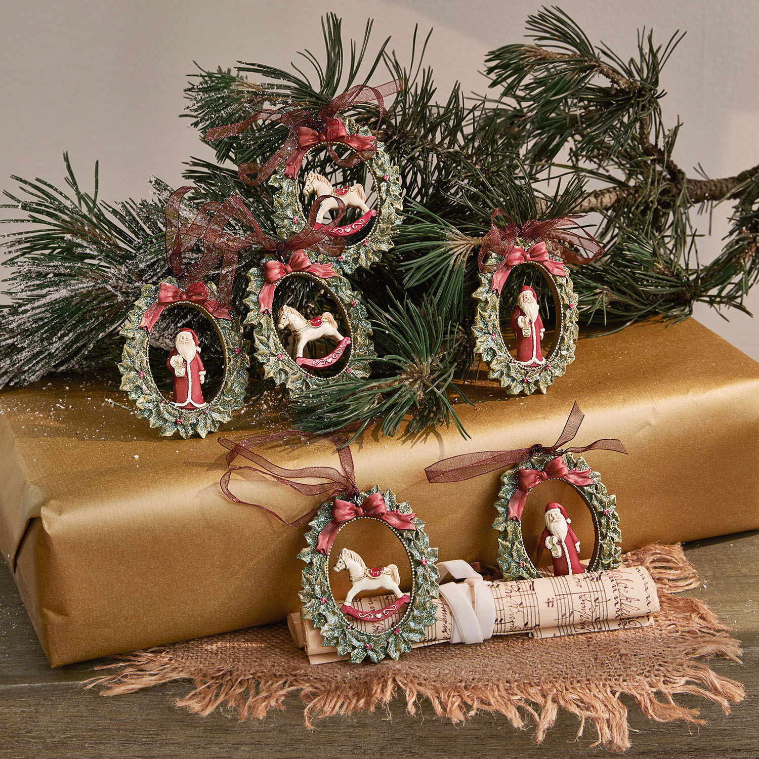Závěsné ozdoby, 6dílná sada Chaignes