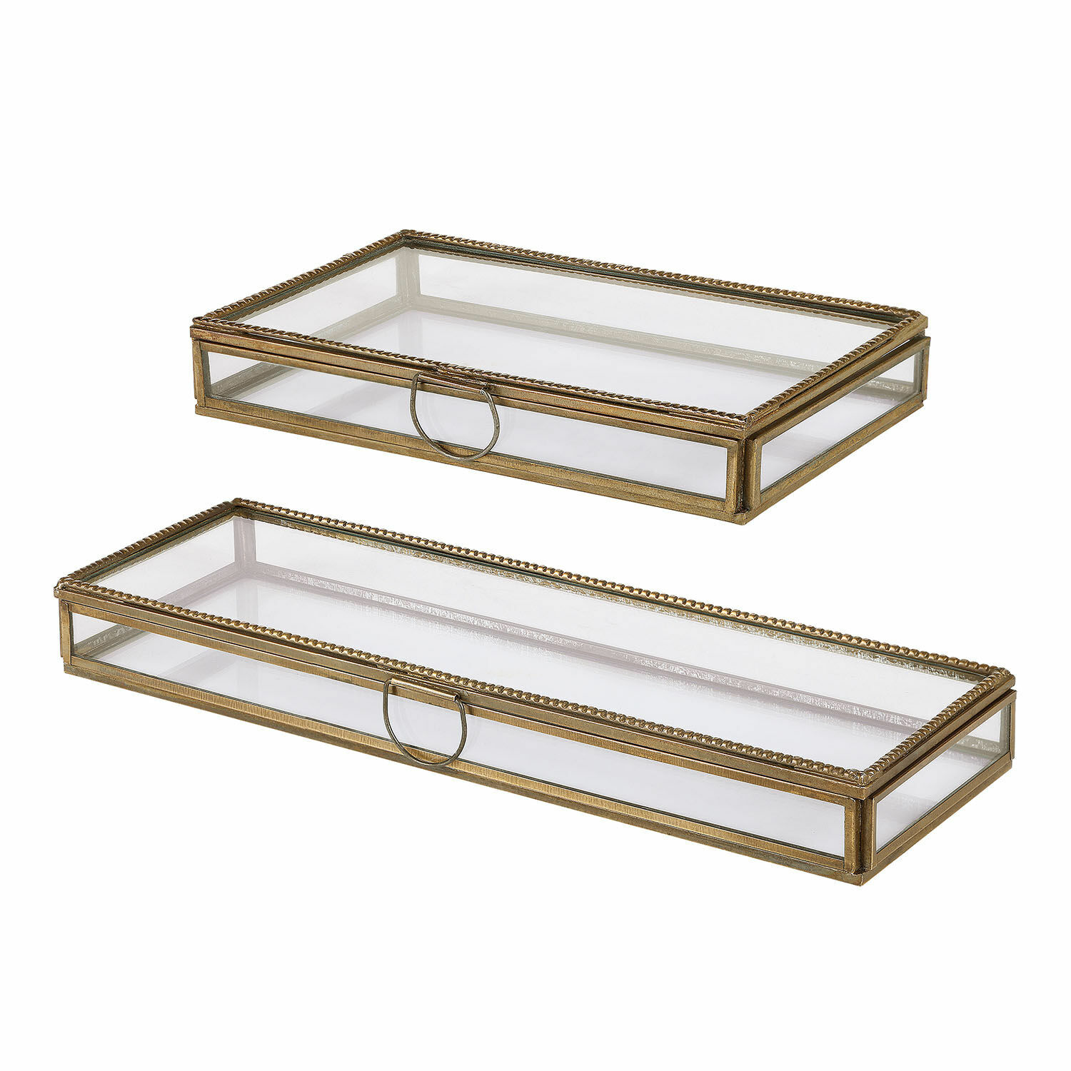 Skleněné boxy, 2dílná sada Isvento
