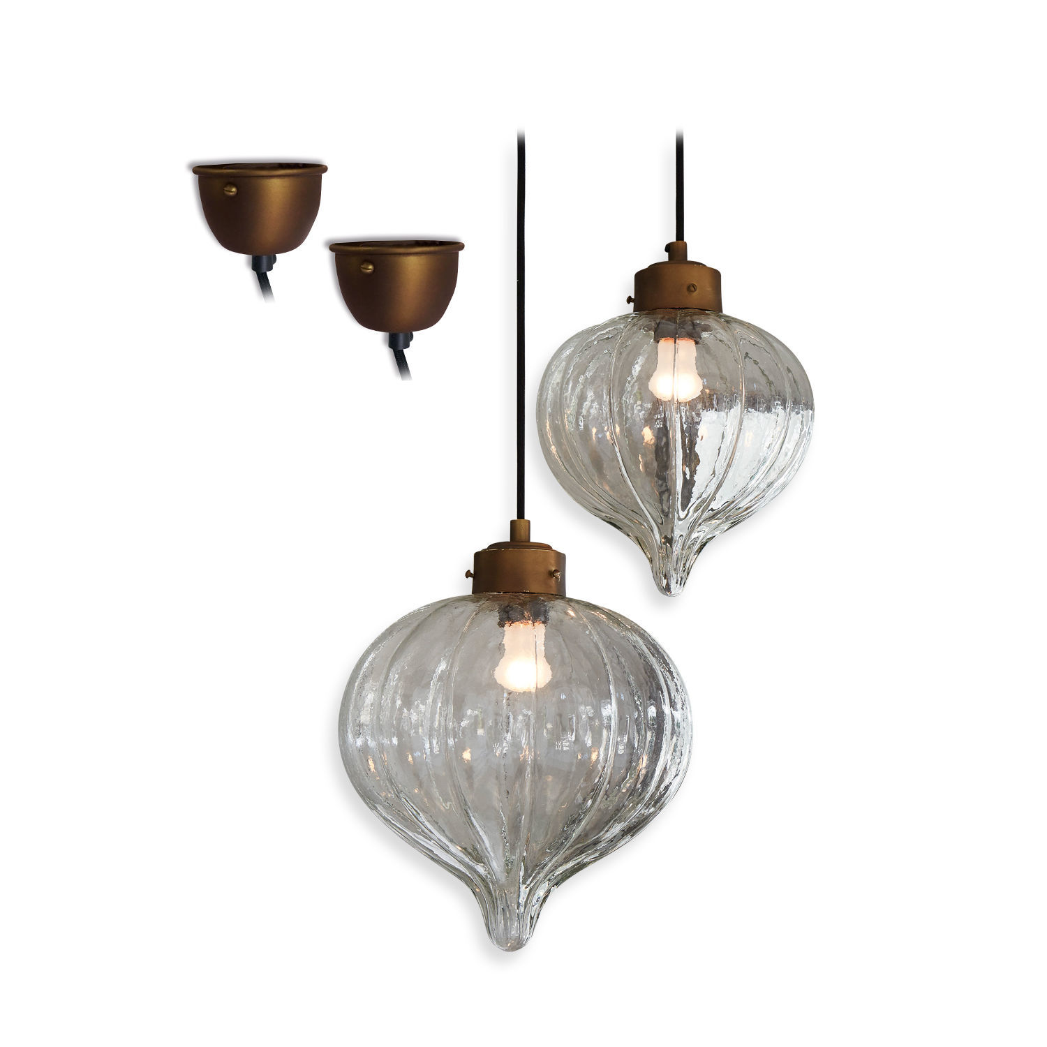 Závěsné lampy, 2dílná sada Baisse