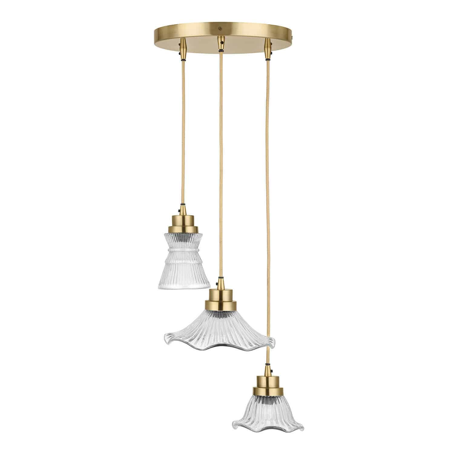 Závěsné lampy, 3dílná sada Lunaras