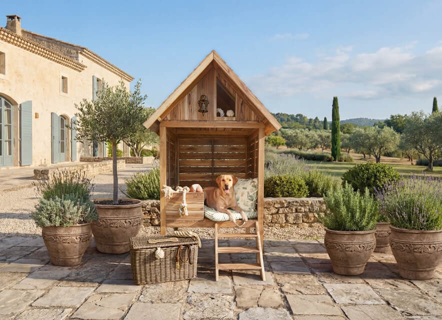 Venkovní pelíšek pro milovaného chlupáče