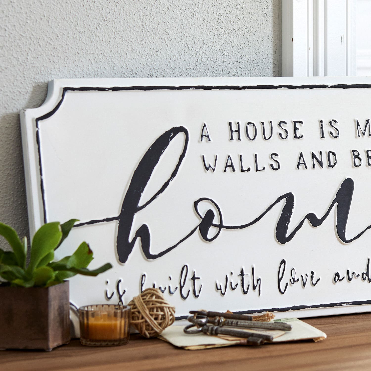 Dekorační cedule Home