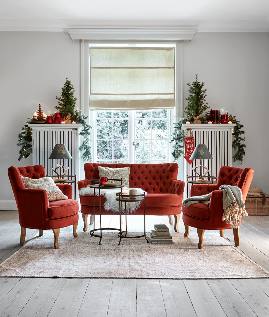 Christmas dressed in red