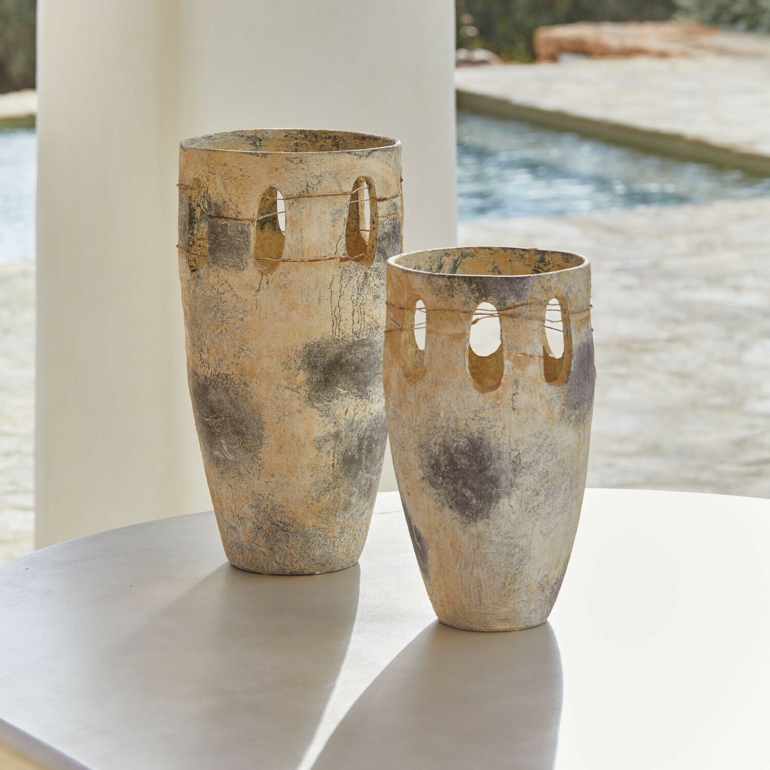 Vázy, 2dílná sada Delunas