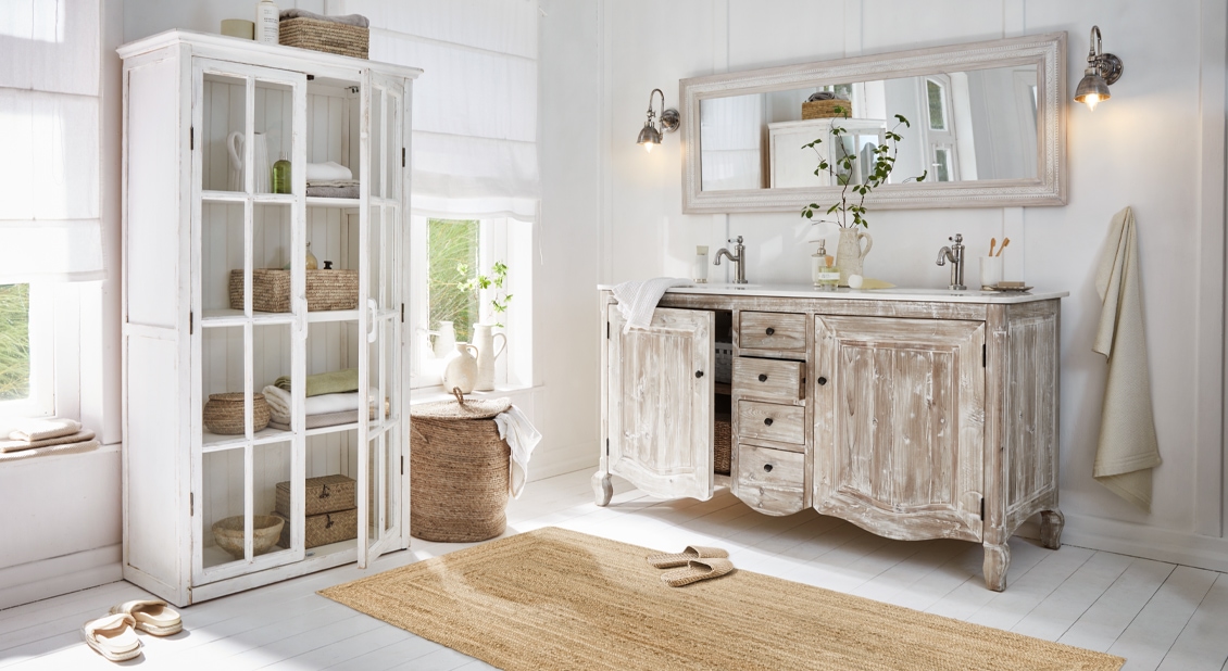 Domácí lázně ve stylu Shabby Chic