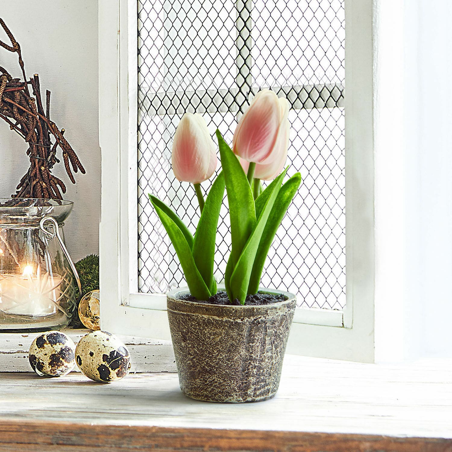 Dekorační tulipány, 2dílná sada Zéphine