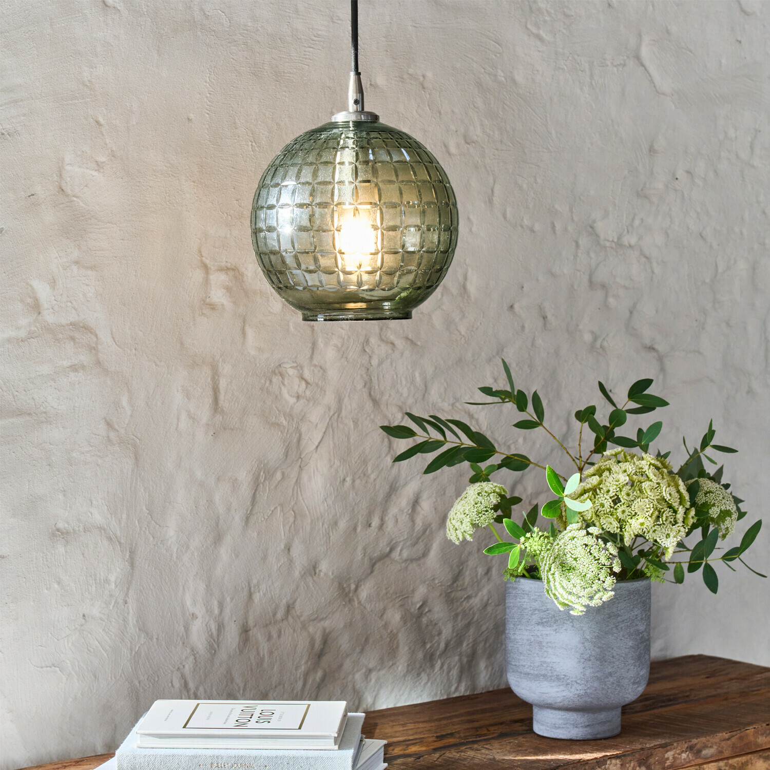 Závěsná lampa Lunémis