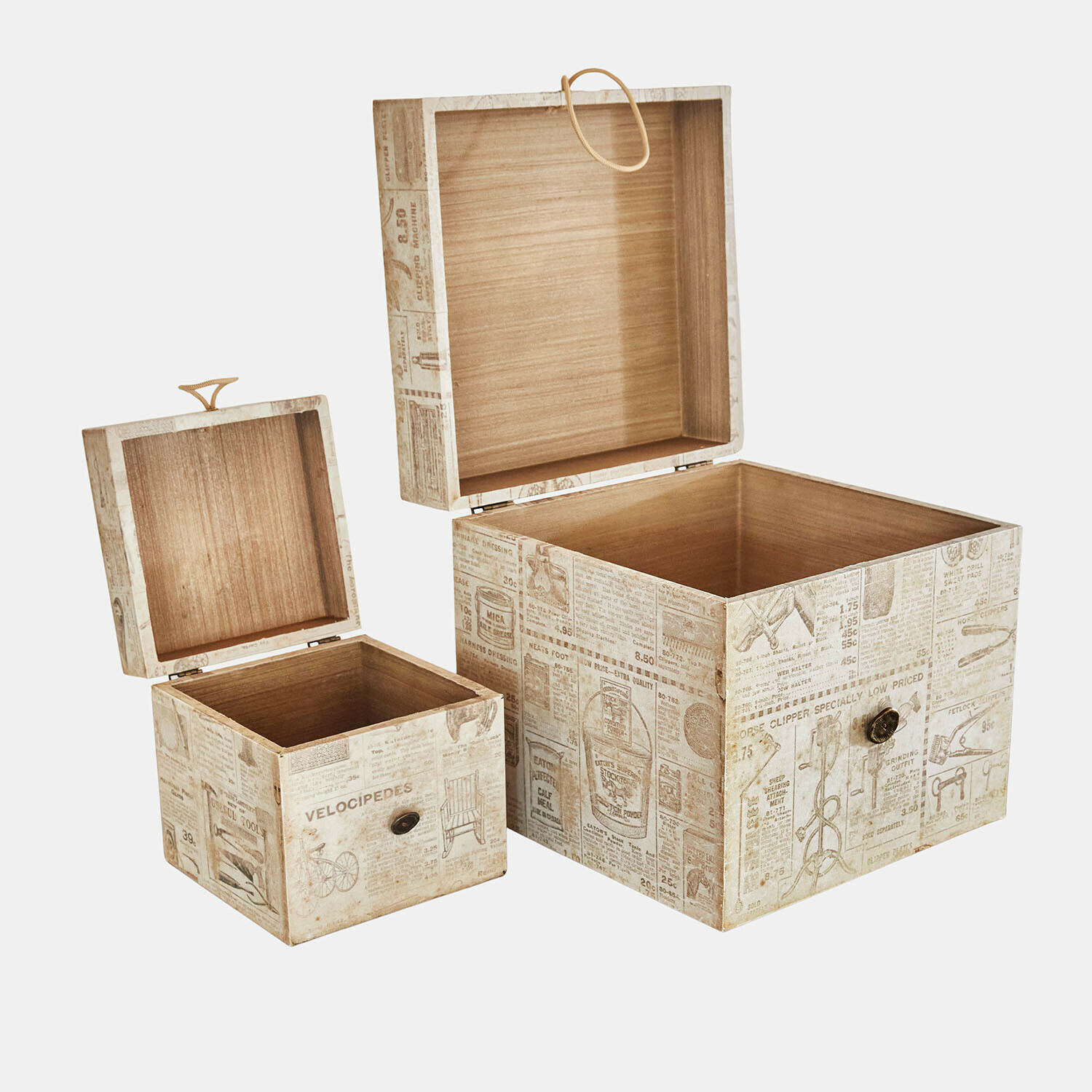 Úložné boxy, 2dílná sada Elridge
