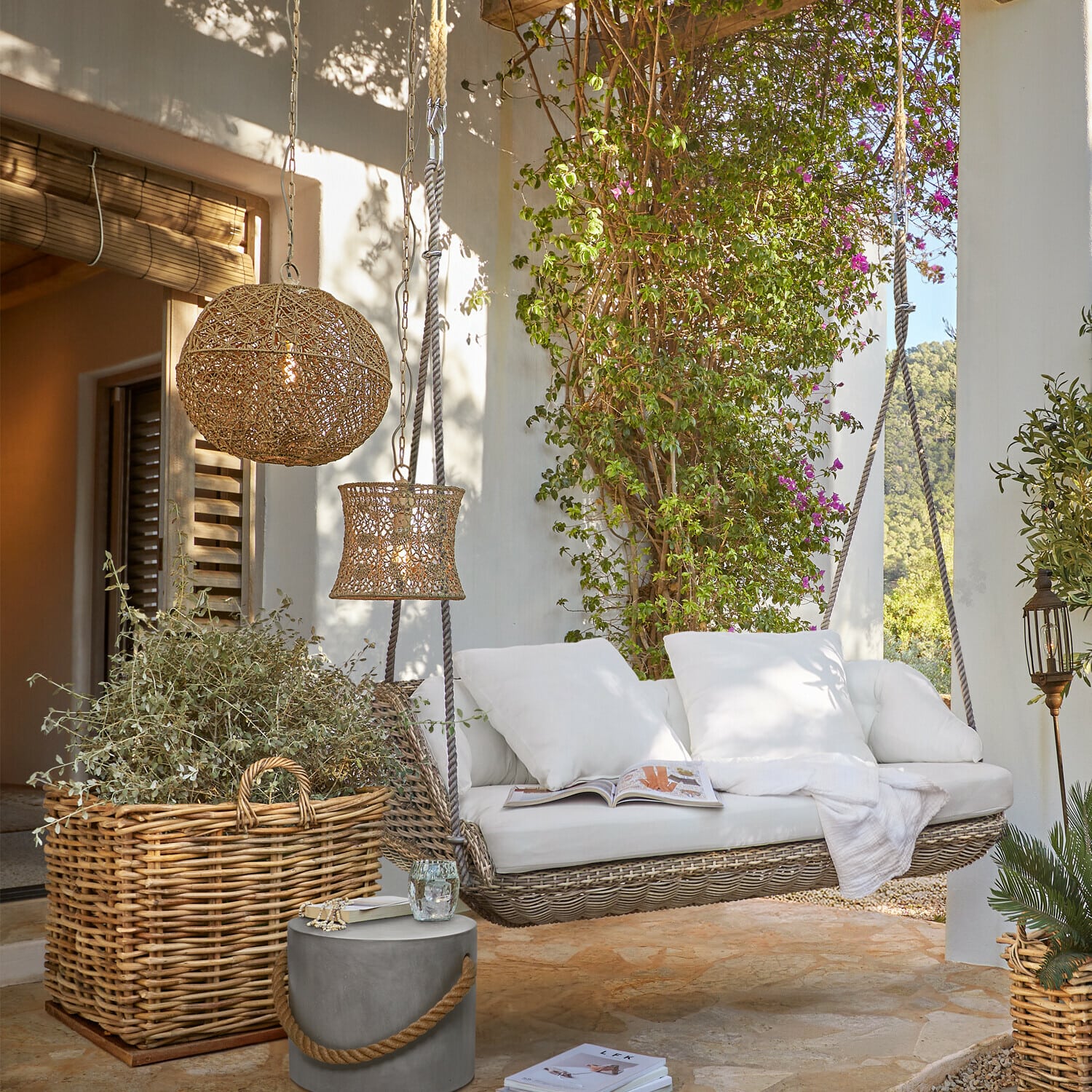 Závěsná lampa Calivonne