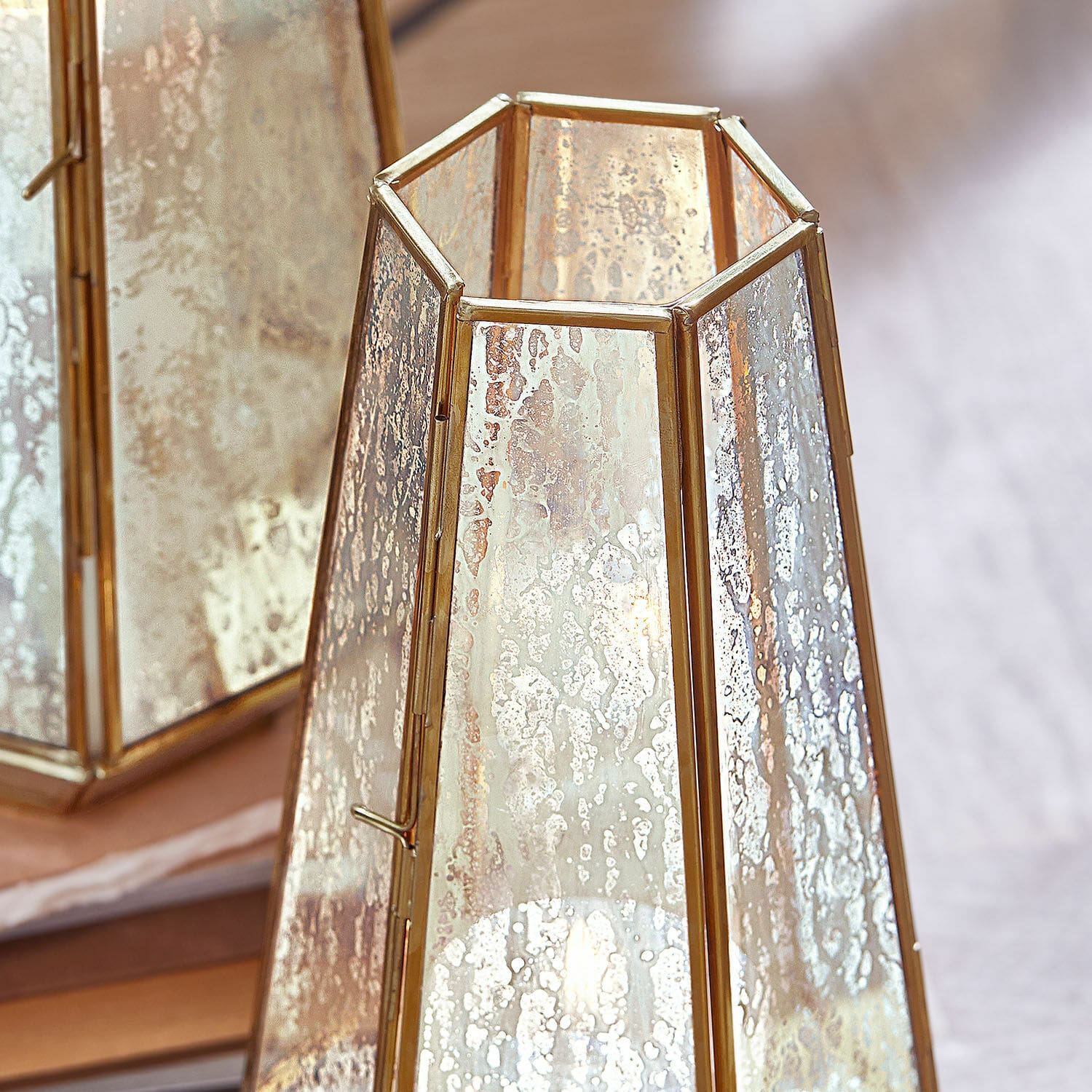 Nádobky na svíčku, 2dílná sada Mouniza