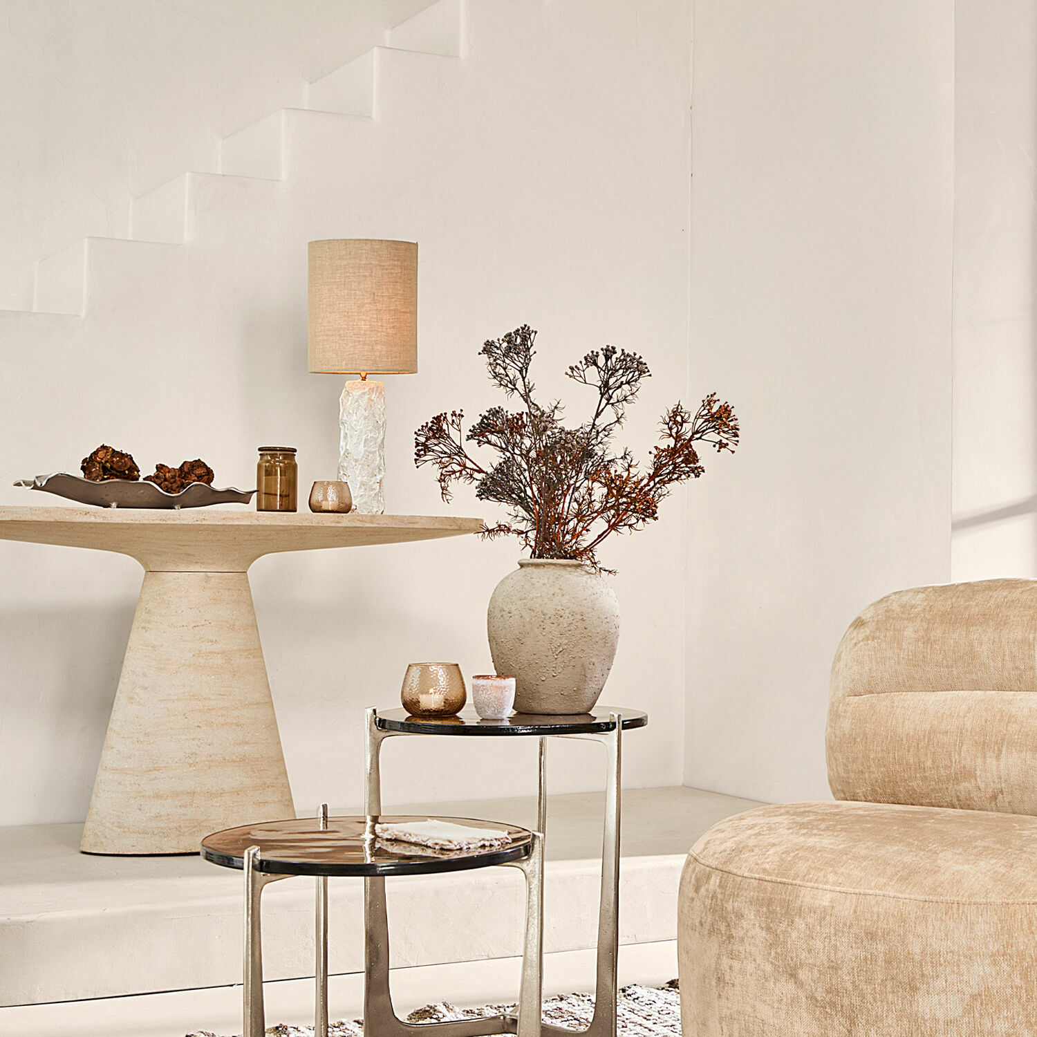 Dekorativní květiny, 4dílná sada Jennings