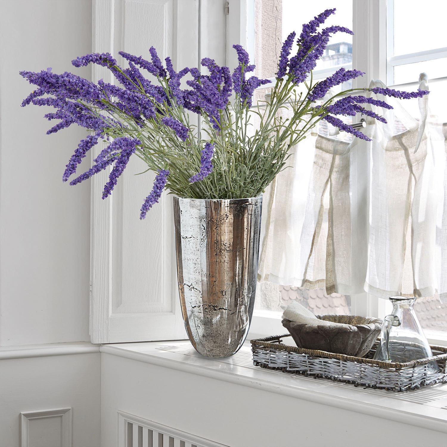 Dekorativní květiny, 6dílná sada Lavender
