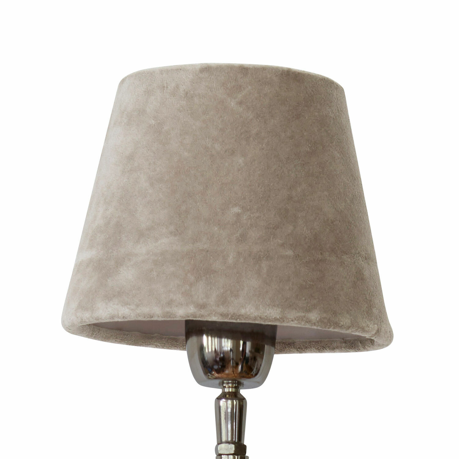 béžová Béžový stínidlo z měkkého materiálu na stolní lampu, elegantní doplněk interiéru