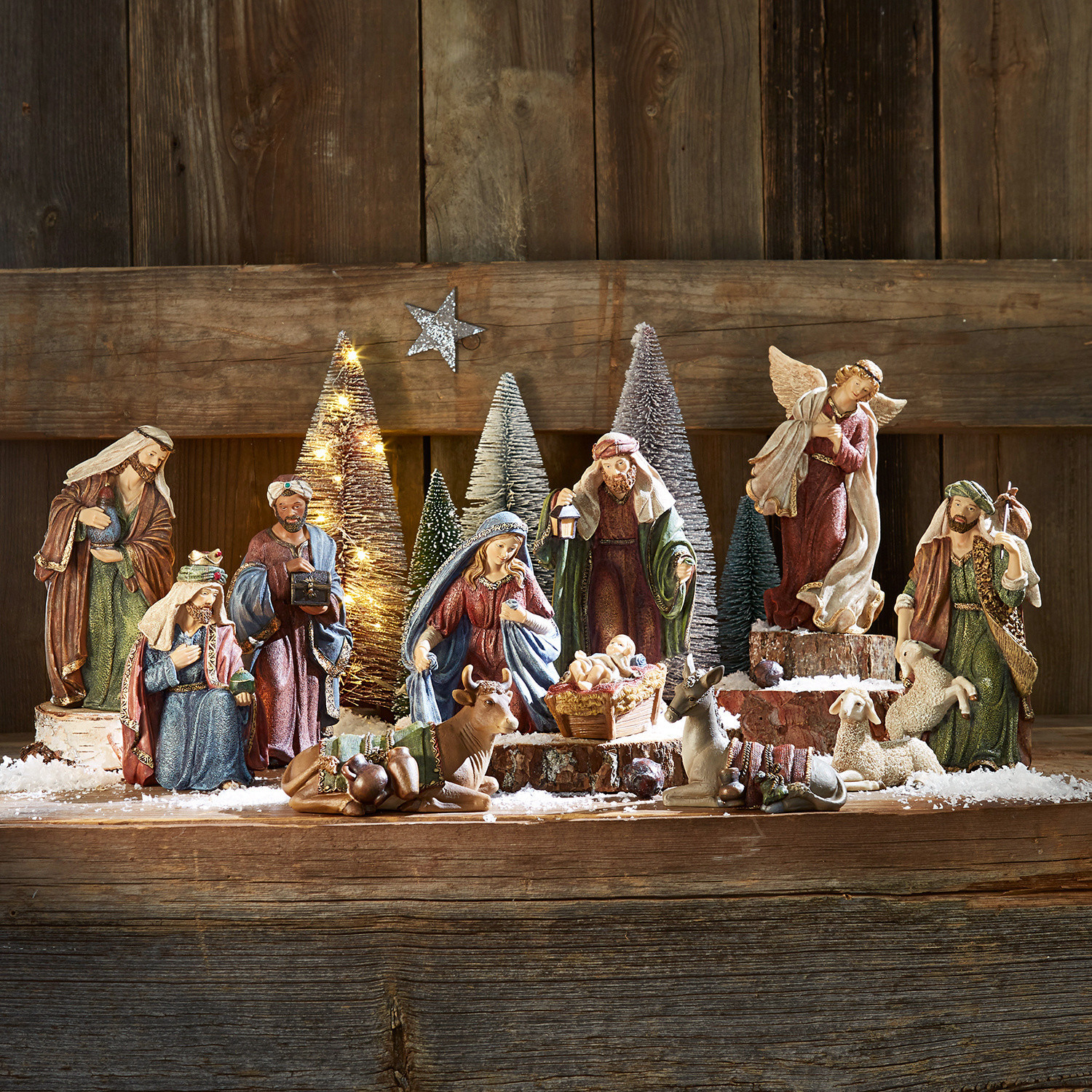 Figurky do betlému, 11dílná sada Christi