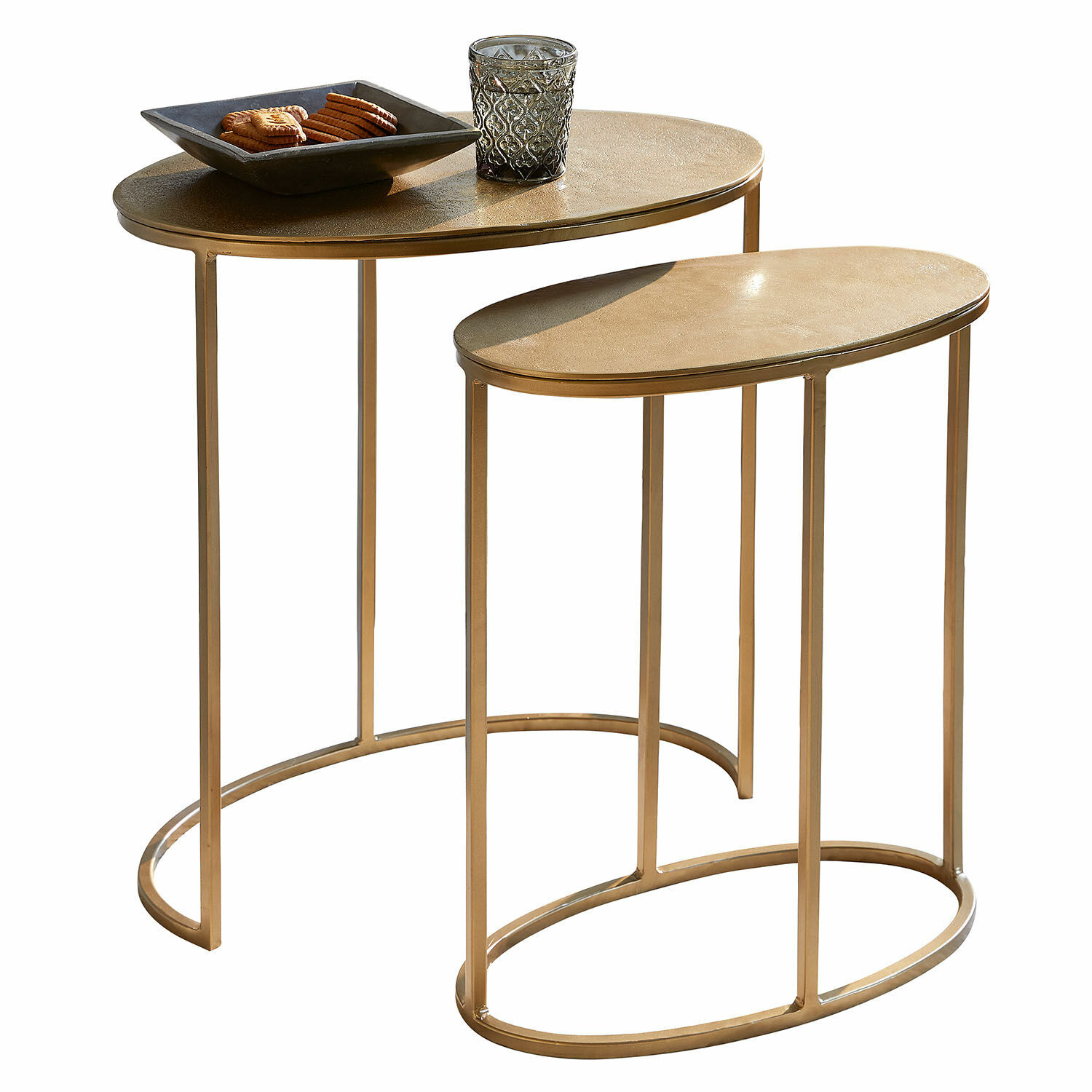 Odkládací stolky, 2dílná sada Leron