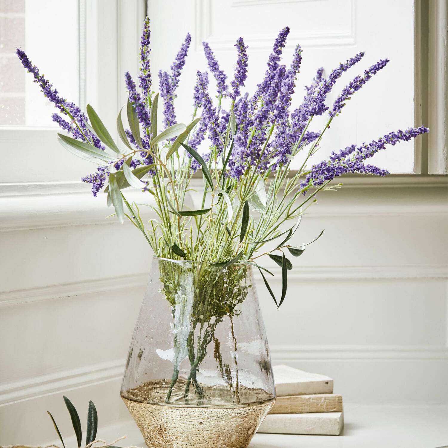 Dekorativní květiny, 6dílná sada Lavender