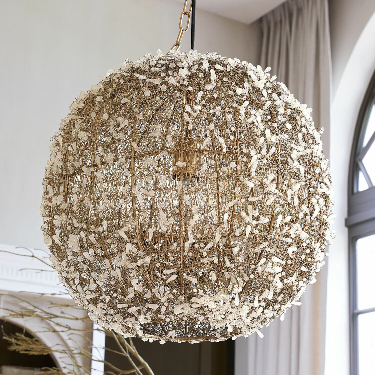 Závěsná lampa Houlancourt