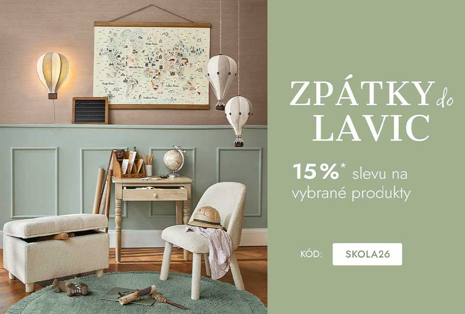 15% slevu na vybrané produkty