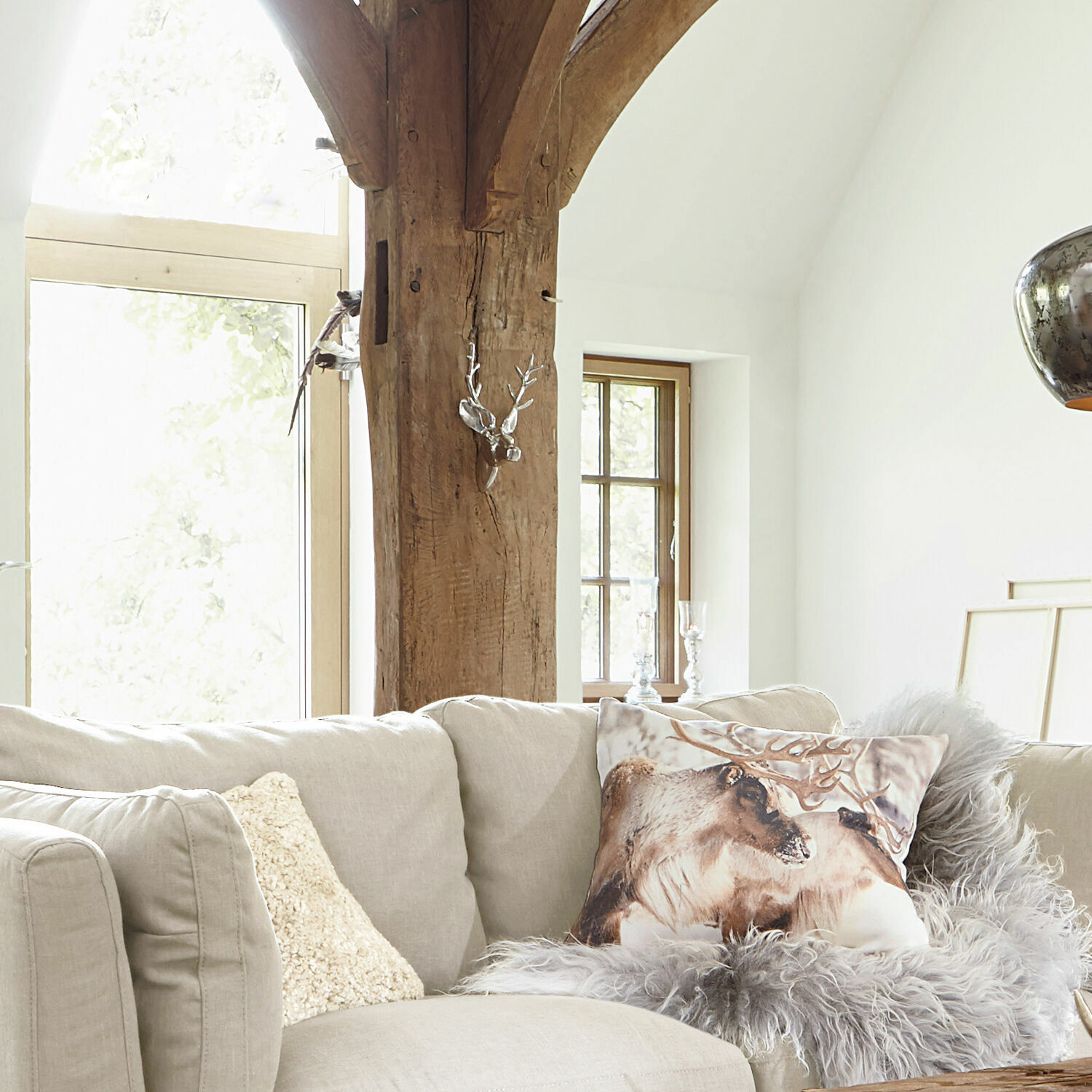 Dekorace – hlava jelena Morice