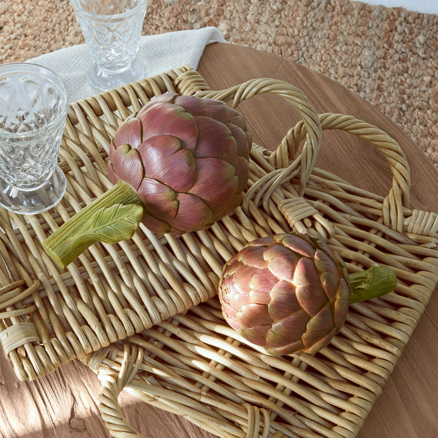 Dekorativní artyčoky, 2dílná sada Wilorin