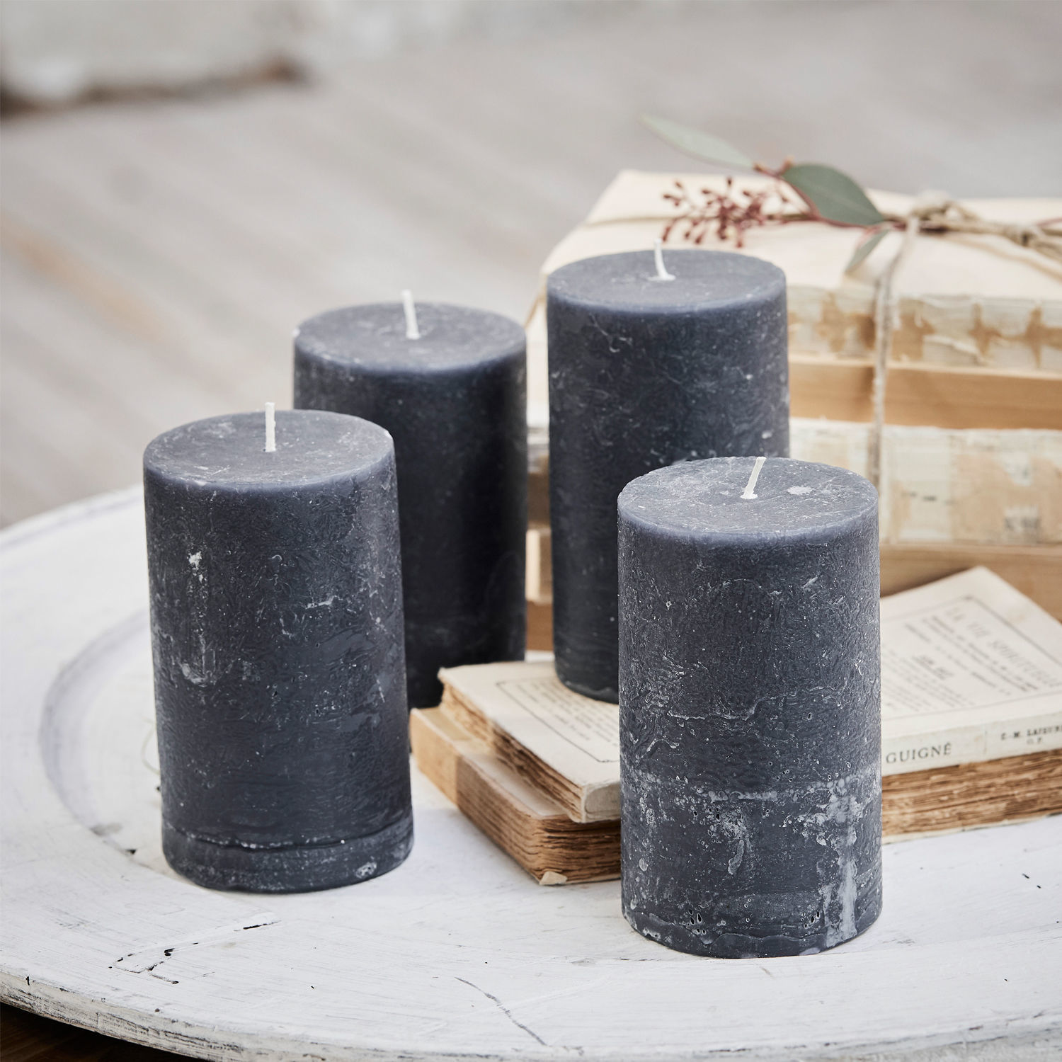 Svíčky, 4dílná sada Braga