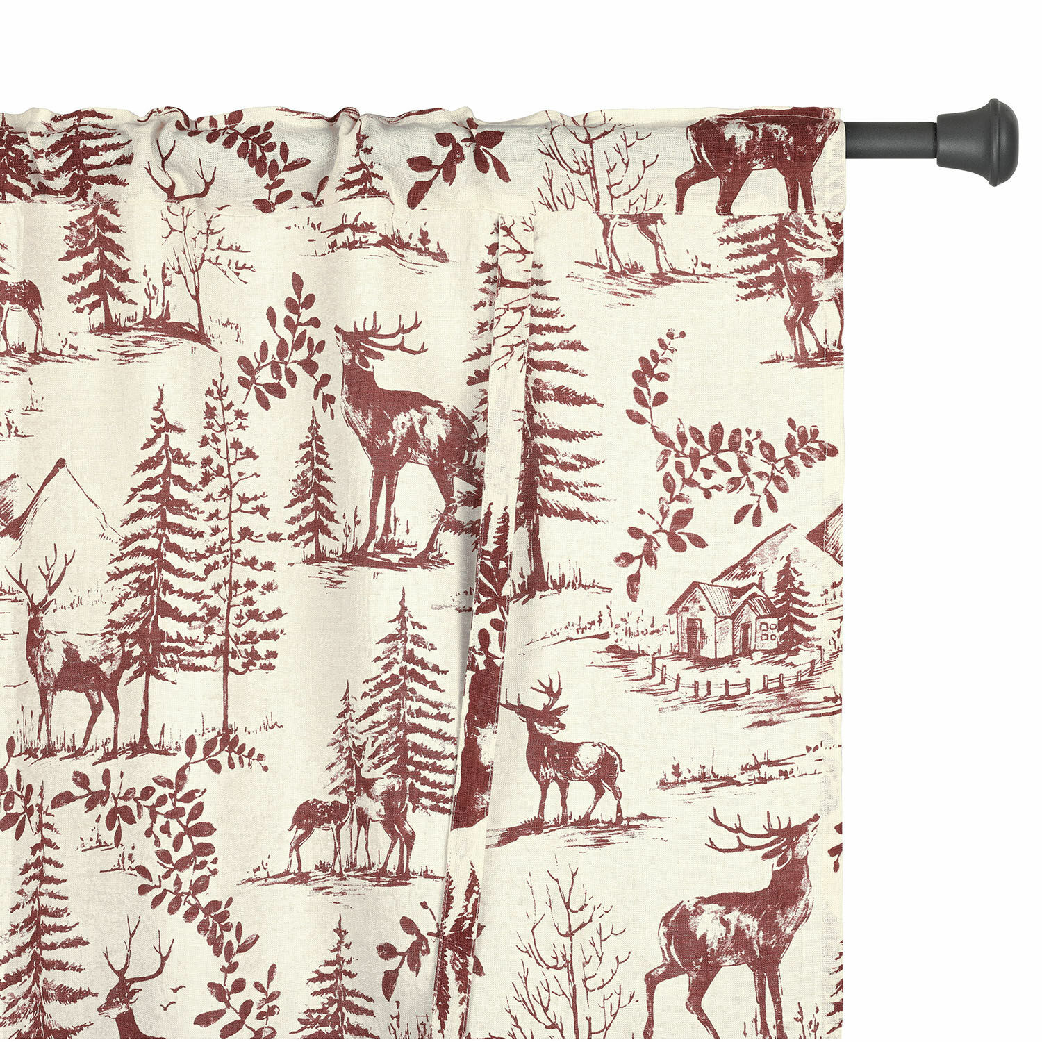 Krátká záclona Sundraen