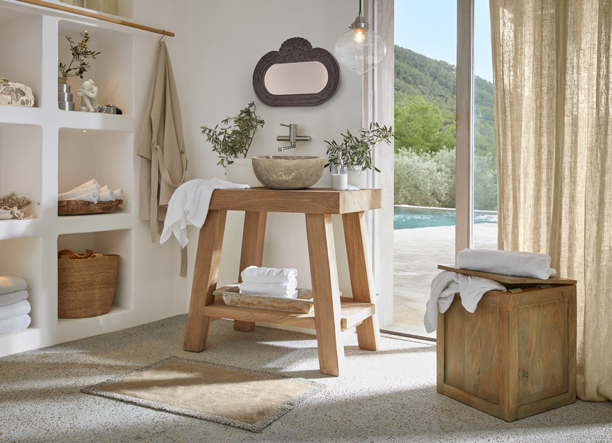 Koupelna v přirozeném světle