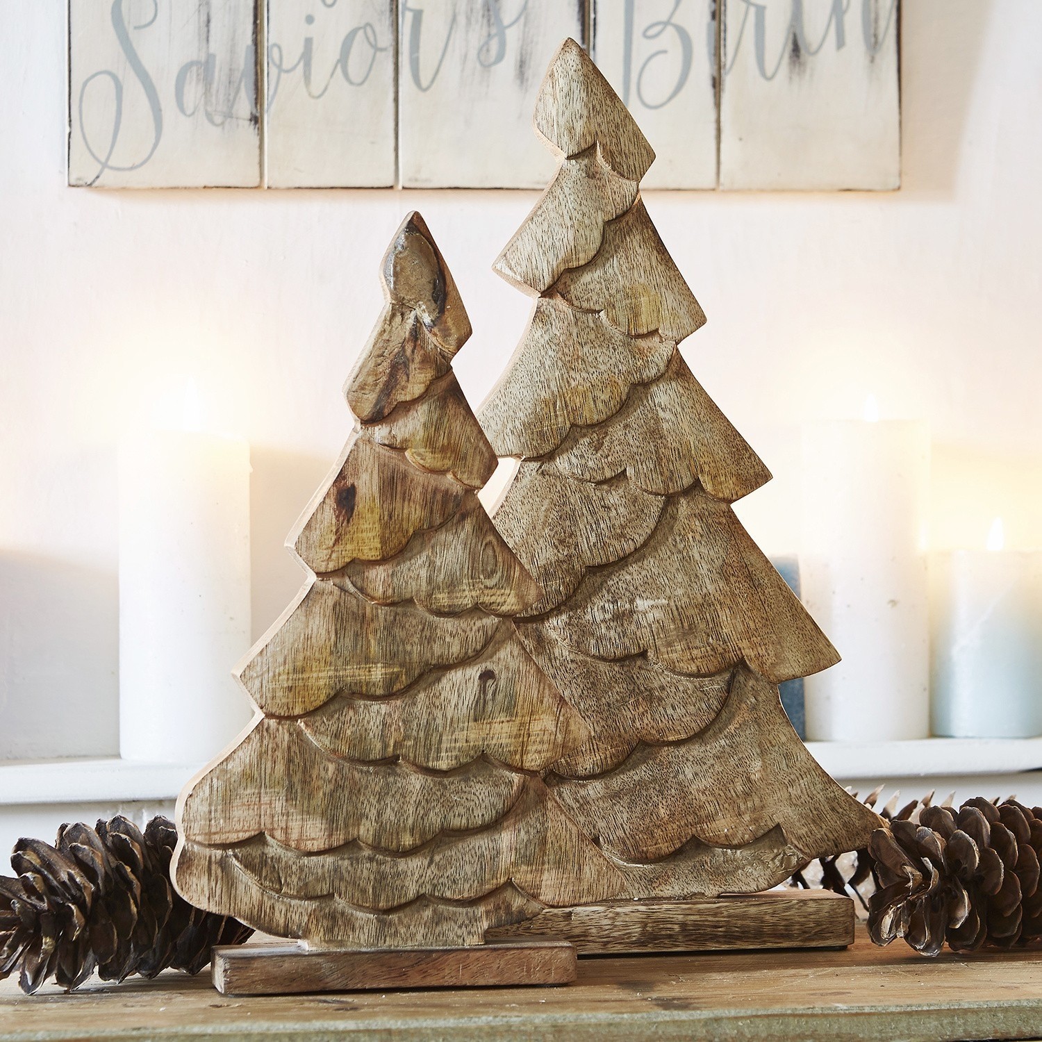 Dekorace – stromeček, 2dílná sada Warton