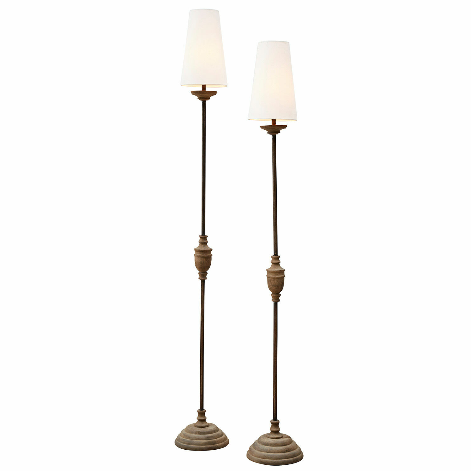 Stojací lampy, 2dílná sada Abigail