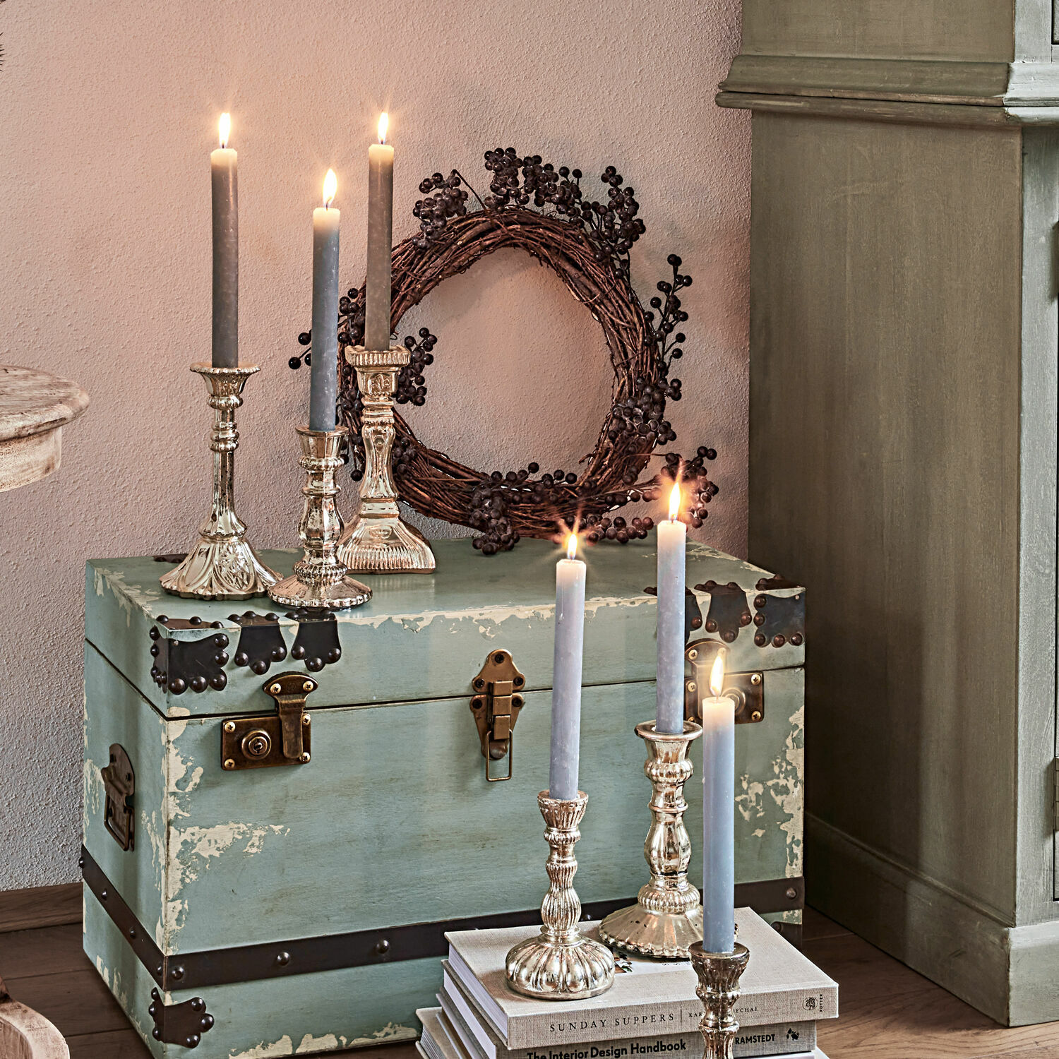 Svíčky, 12dílná sada Bauceau