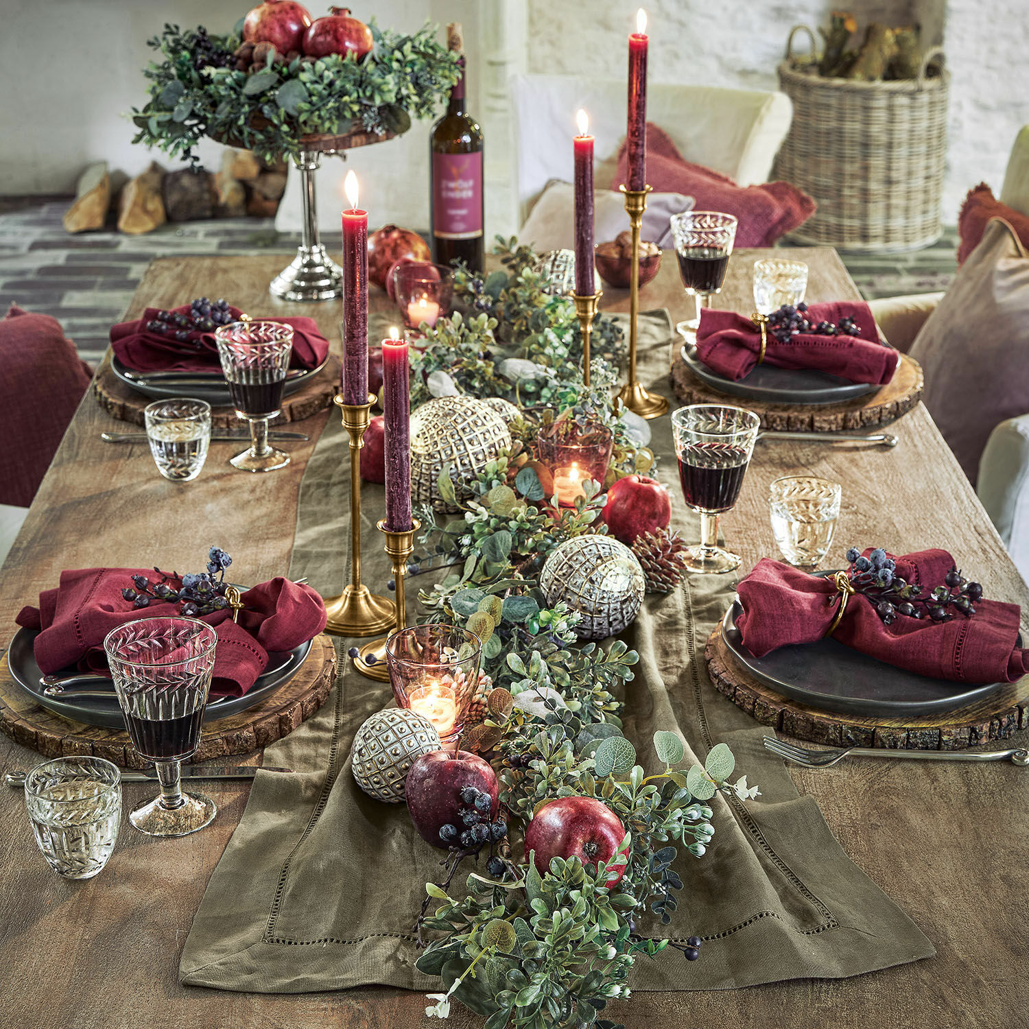 Vánoční ozdoby, 6dílná sada Lucero