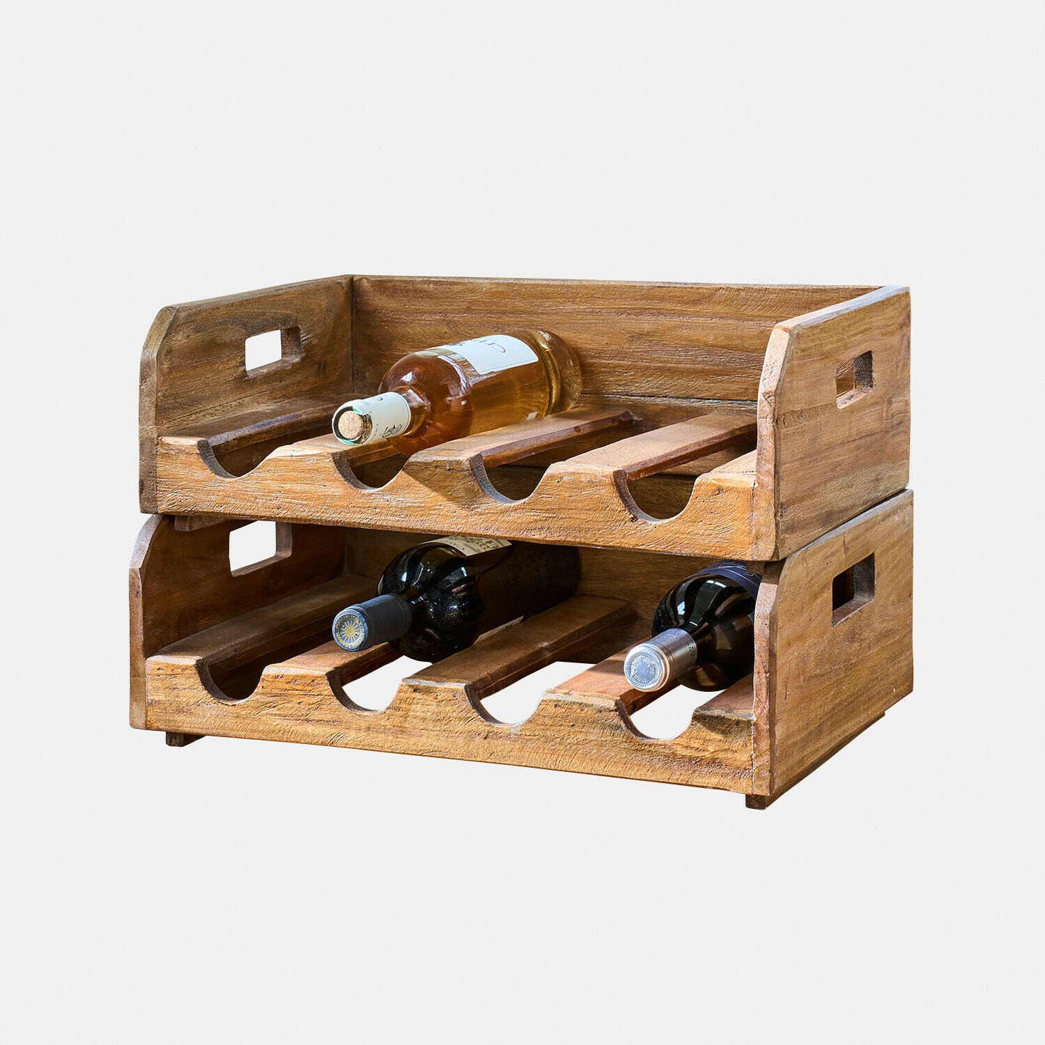 Držáky na lahve, 2dílná sada Crestwooden