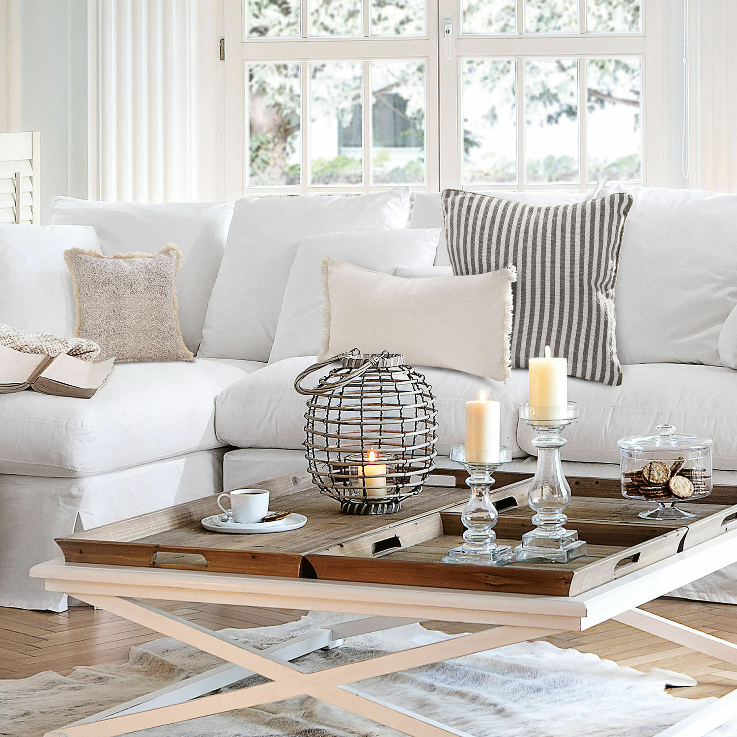 Polštářky, 4dílná sada Valenciennes