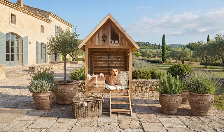 Venkovní pelíšek pro milovaného chlupáče