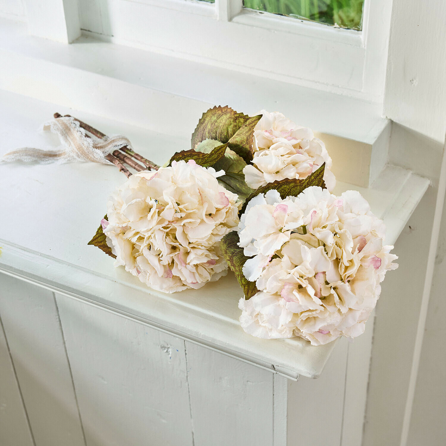 Kunstblume Hortensie 3er Set Orvianne