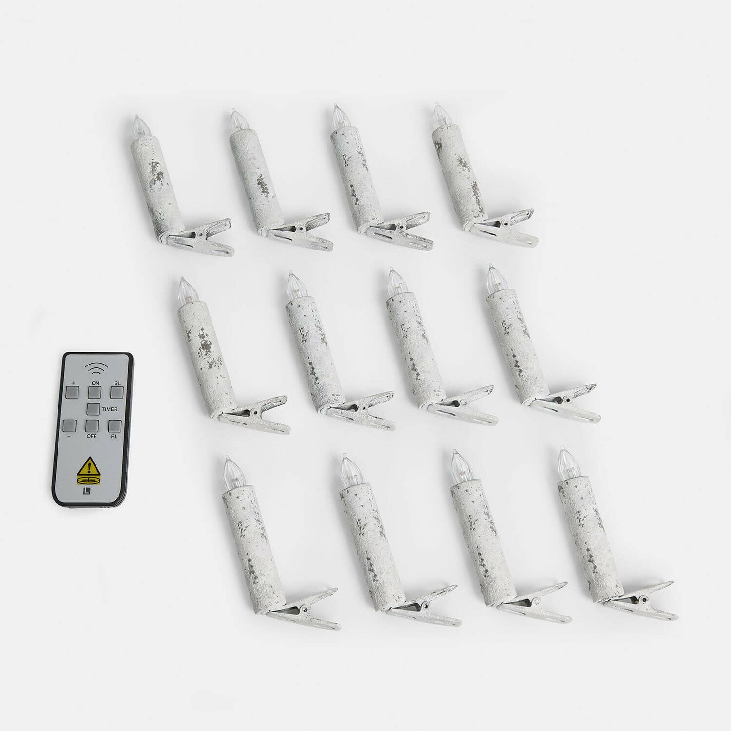LED svíčky na stromek, 12dílná sada Thorivelle