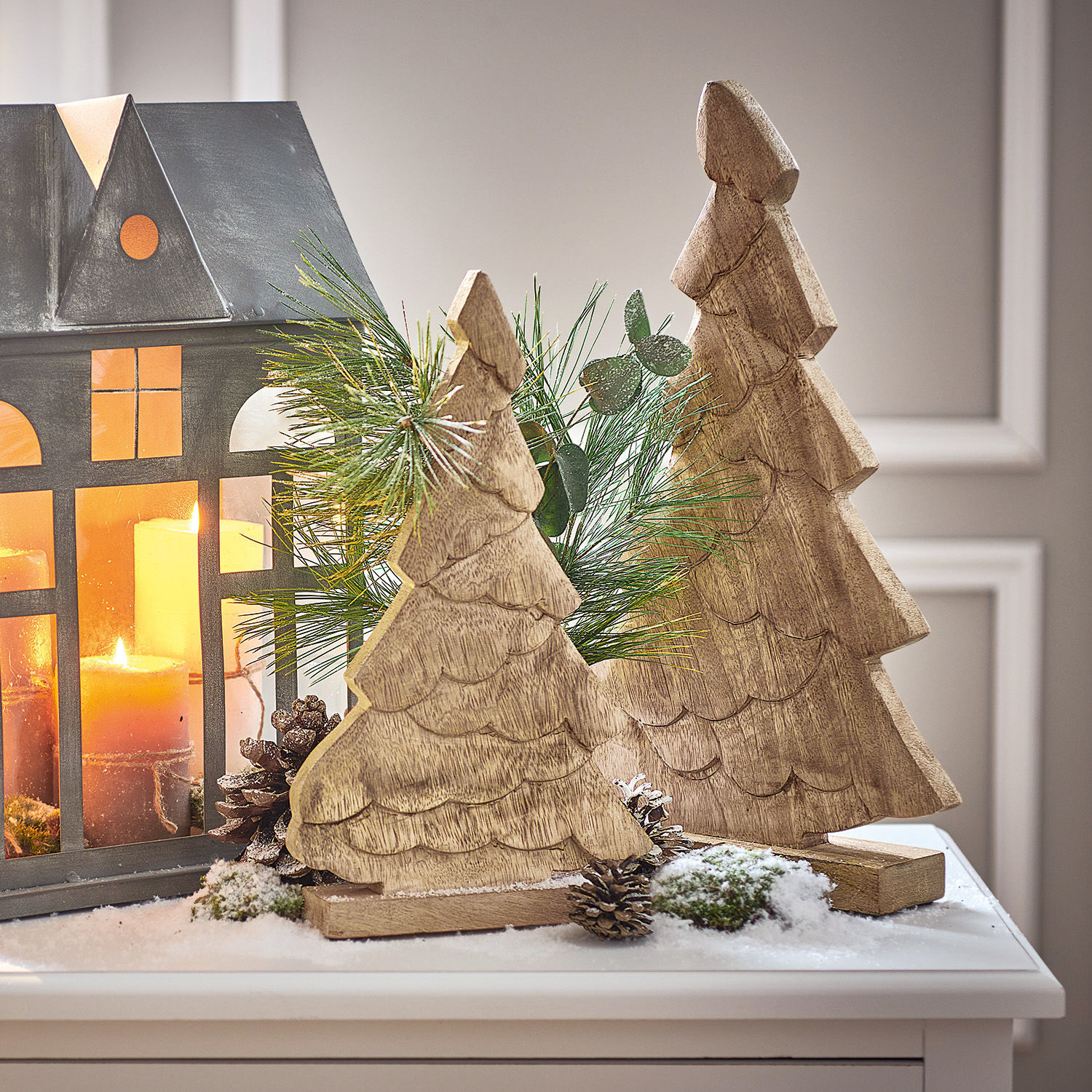 Dekorace – stromeček, 2dílná sada Warton